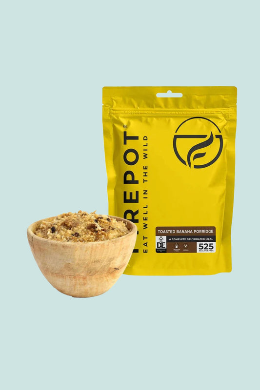 Firepot Toasted Banana Porridge - Regular Serving | Coffee Outdoors