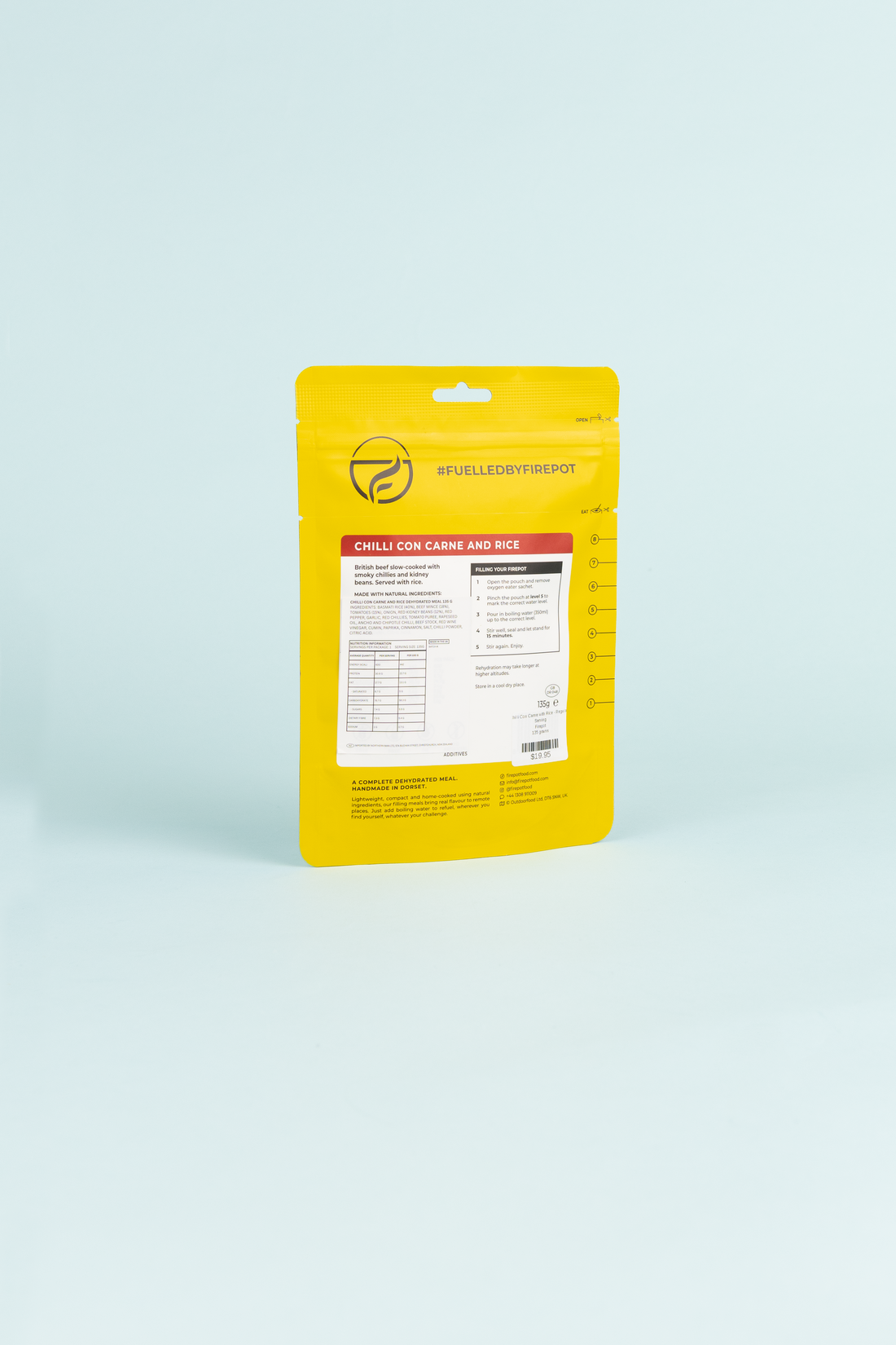 Chilli Con Carne with Rice - Regular Serving