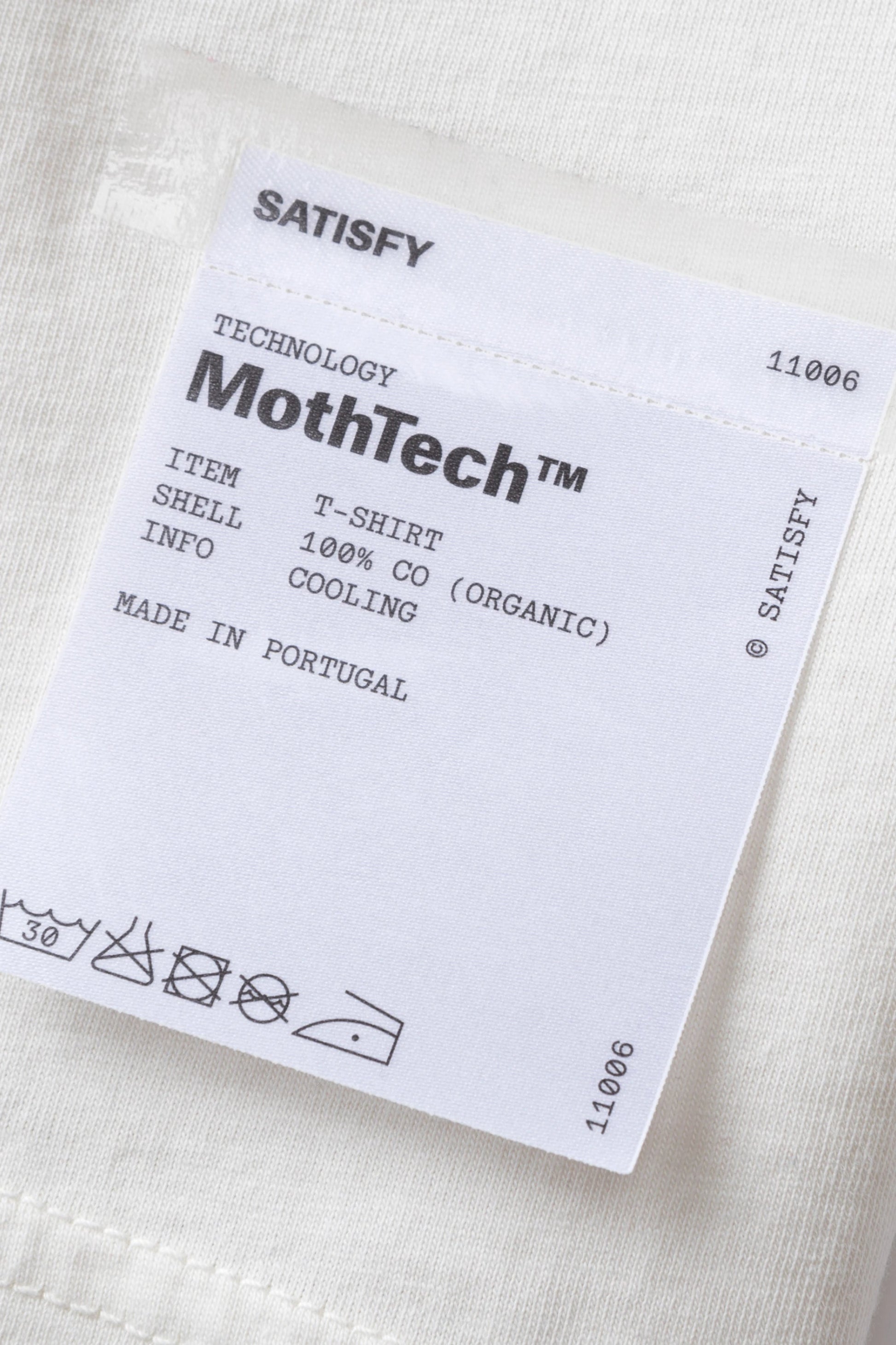 Satisfy MothTech™ T-Shirt - Off-White | Coffee Outdoors