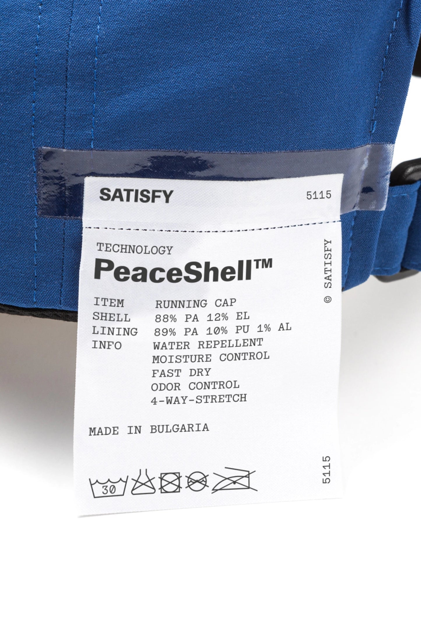 Satisfy PeaceShell™ Running Cap - Blue | Coffee Outdoors