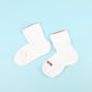 Near Earth Race Day Sock Crew - White | Coffee Outdoors