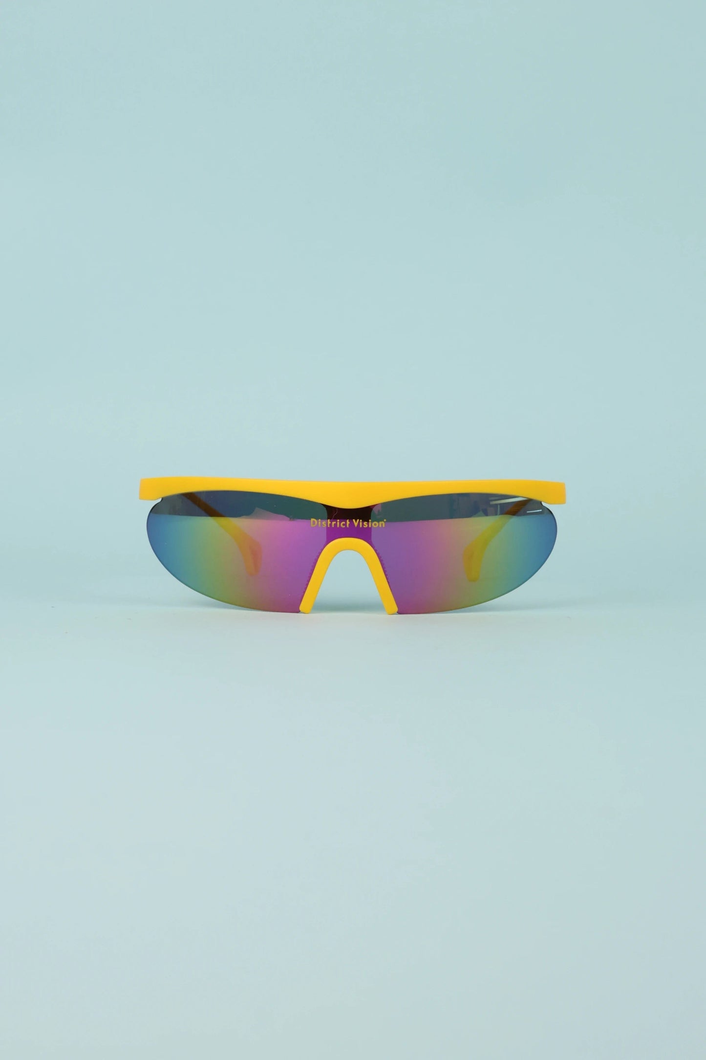 District Vision Koharu Eclipse Sunglasses - Yuzu/D+ Aqua Mirror | Coffee Outdoors