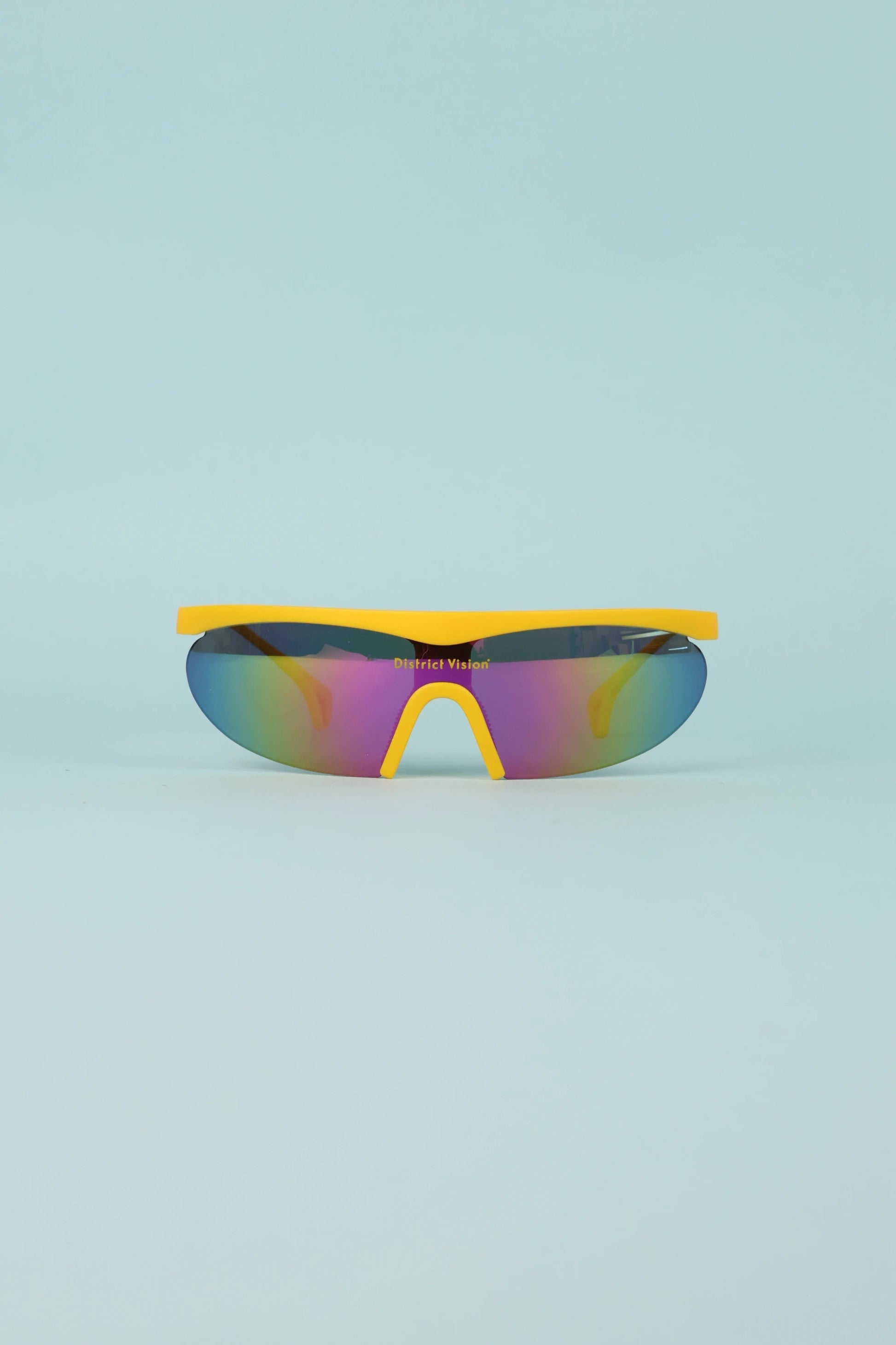 District Vision Koharu Eclipse Sunglasses - Yuzu/D+ Aqua Mirror | Coffee Outdoors