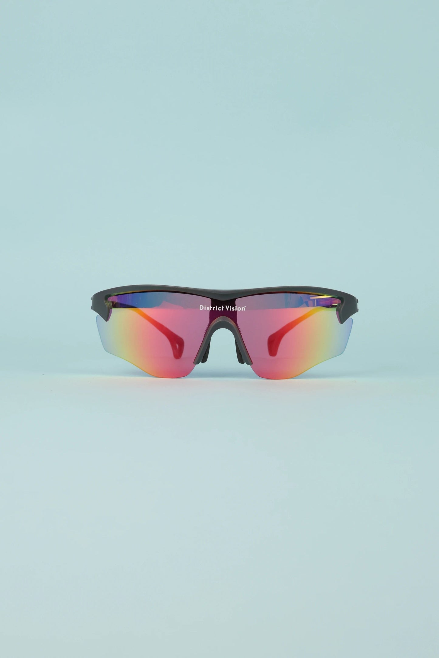 District Vision Junya Racer Sunglasses - Carbon/D+ Spectral Mirror | Coffee Outdoors