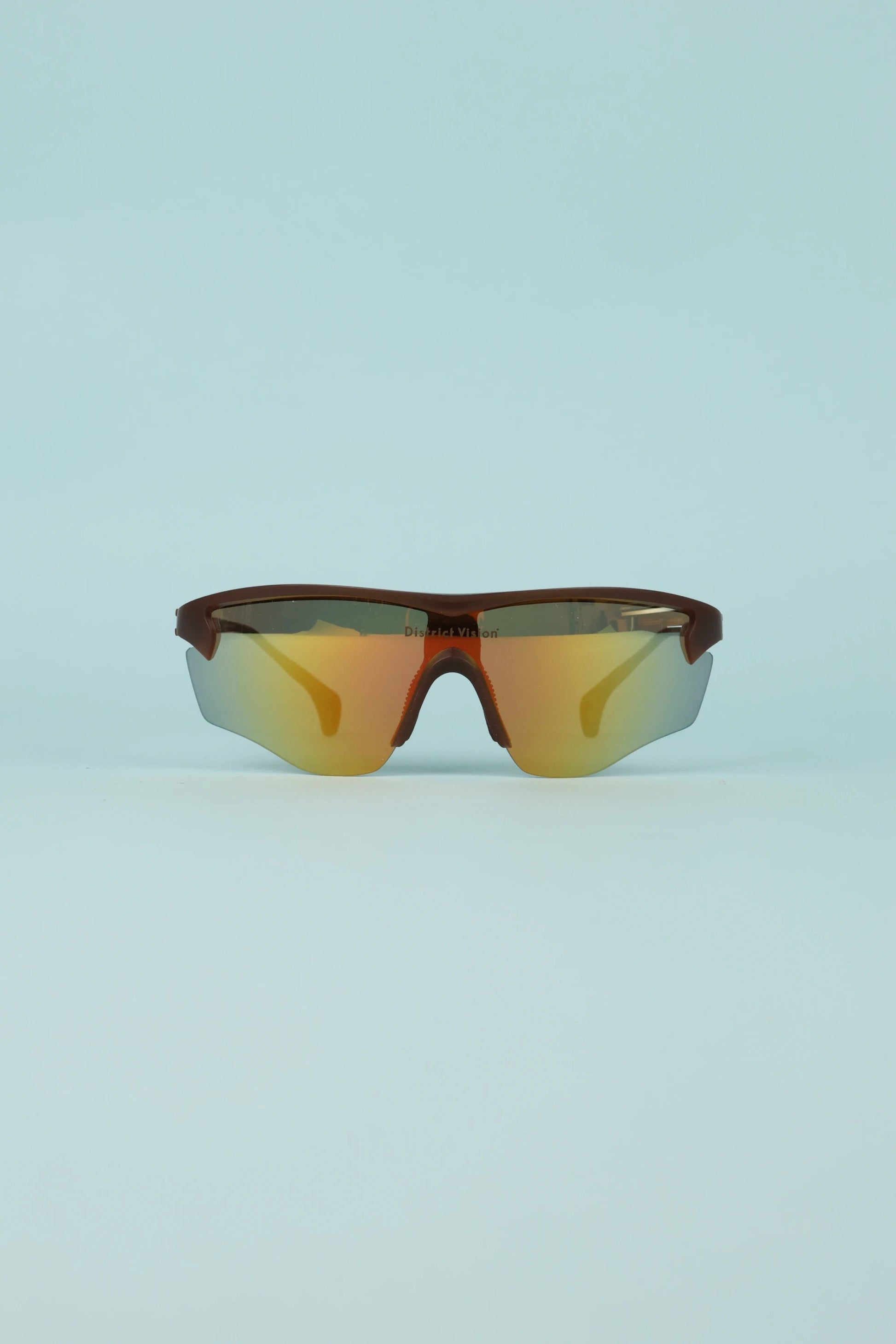 District Vision Junya Racer Sunglasses - Cedar/D+ Fire Mirror | Coffee Outdoors