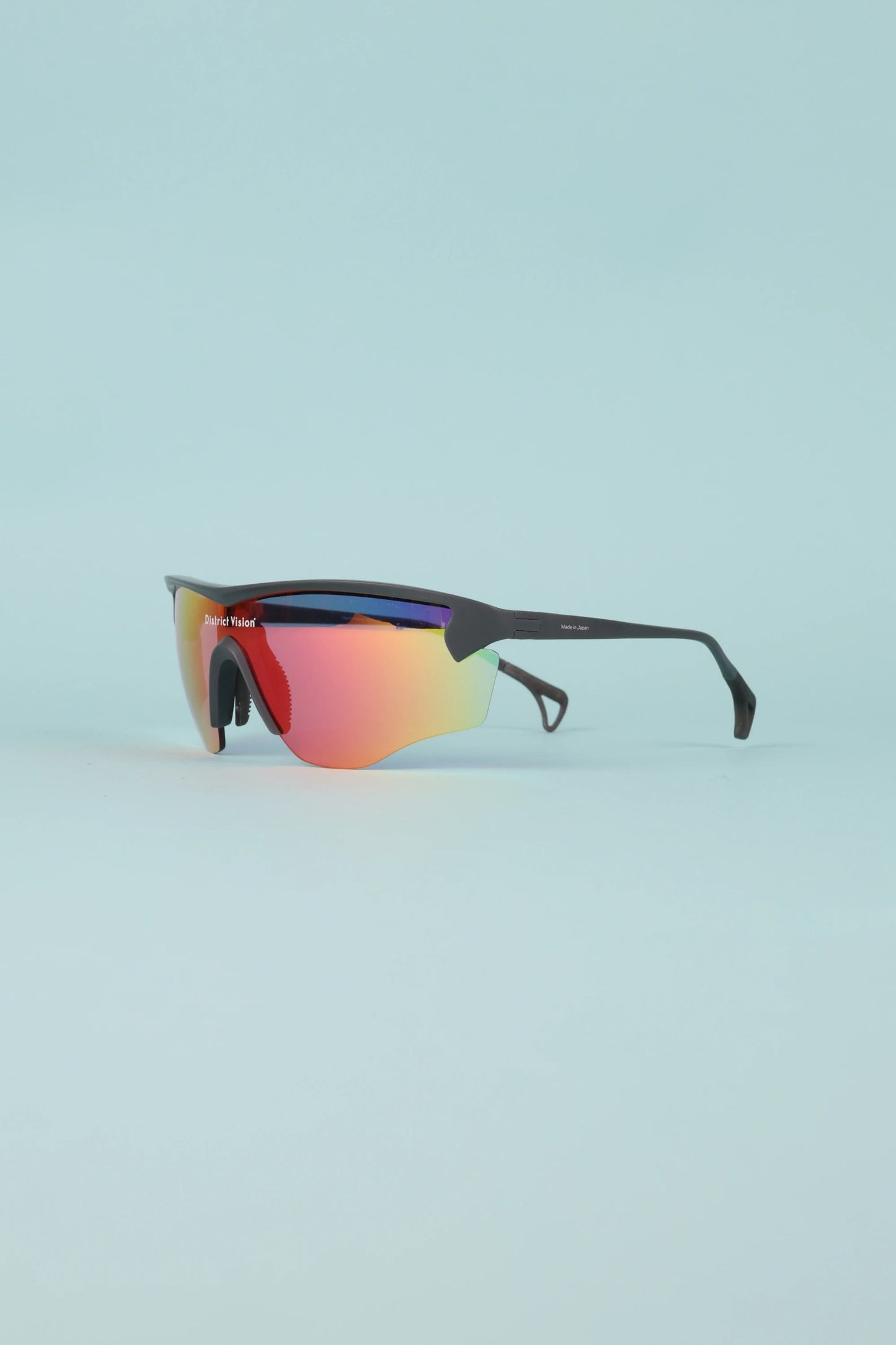 District Vision Junya Racer Sunglasses - Carbon/D+ Spectral Mirror | Coffee Outdoors