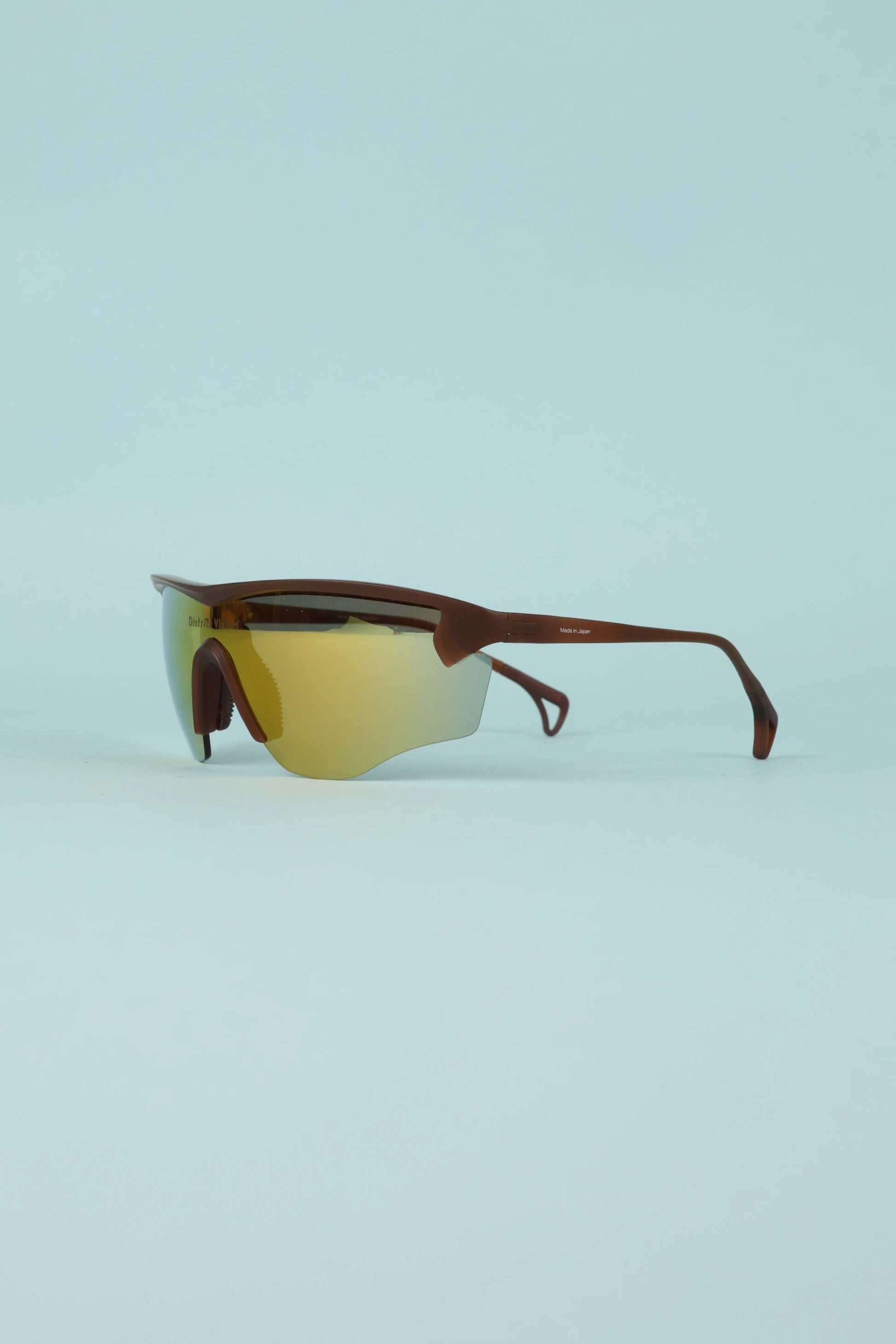 District Vision Junya Racer Sunglasses - Cedar/D+ Fire Mirror | Coffee Outdoors