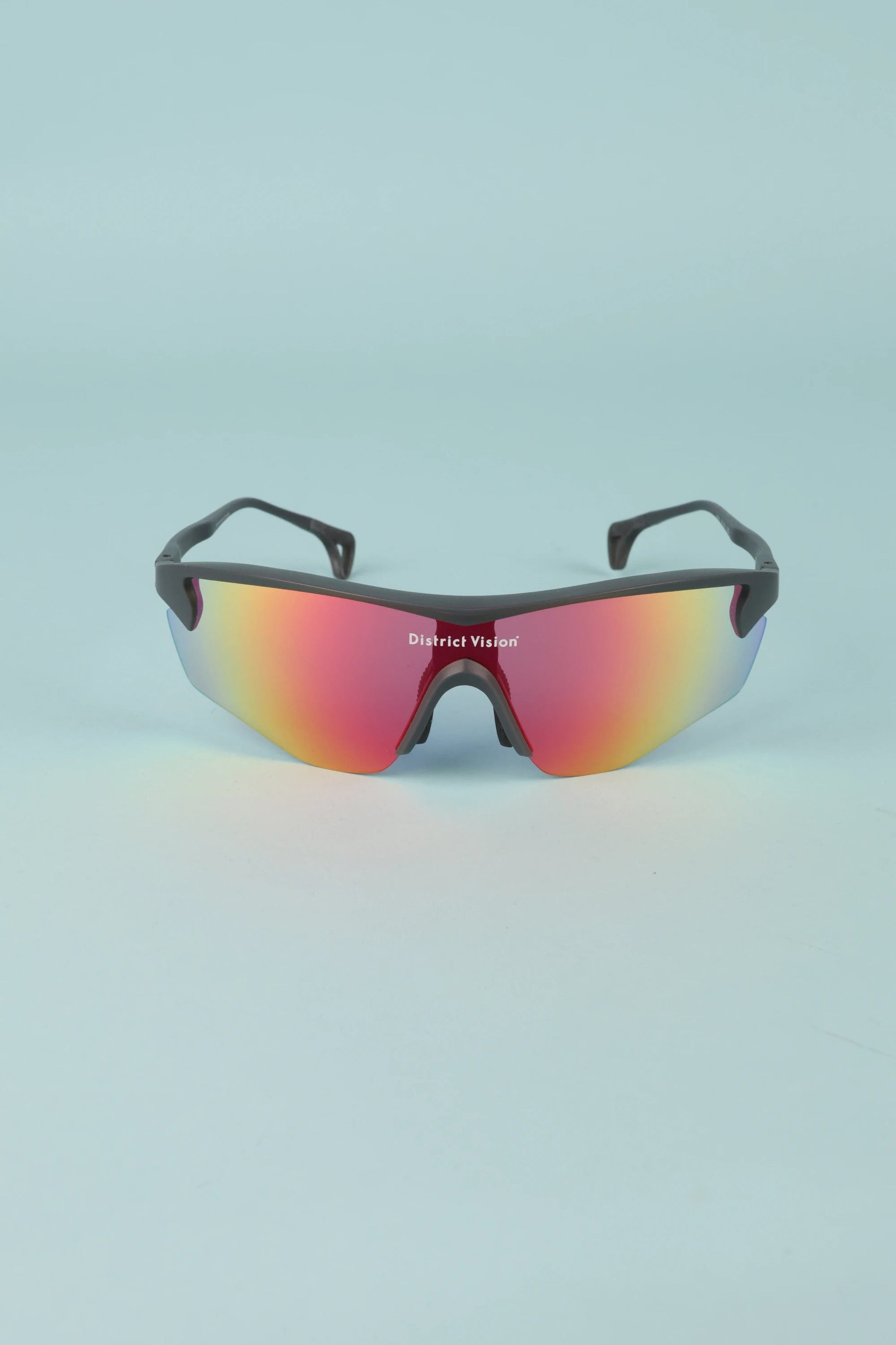 District Vision Junya Racer Sunglasses - Carbon/D+ Spectral Mirror | Coffee Outdoors