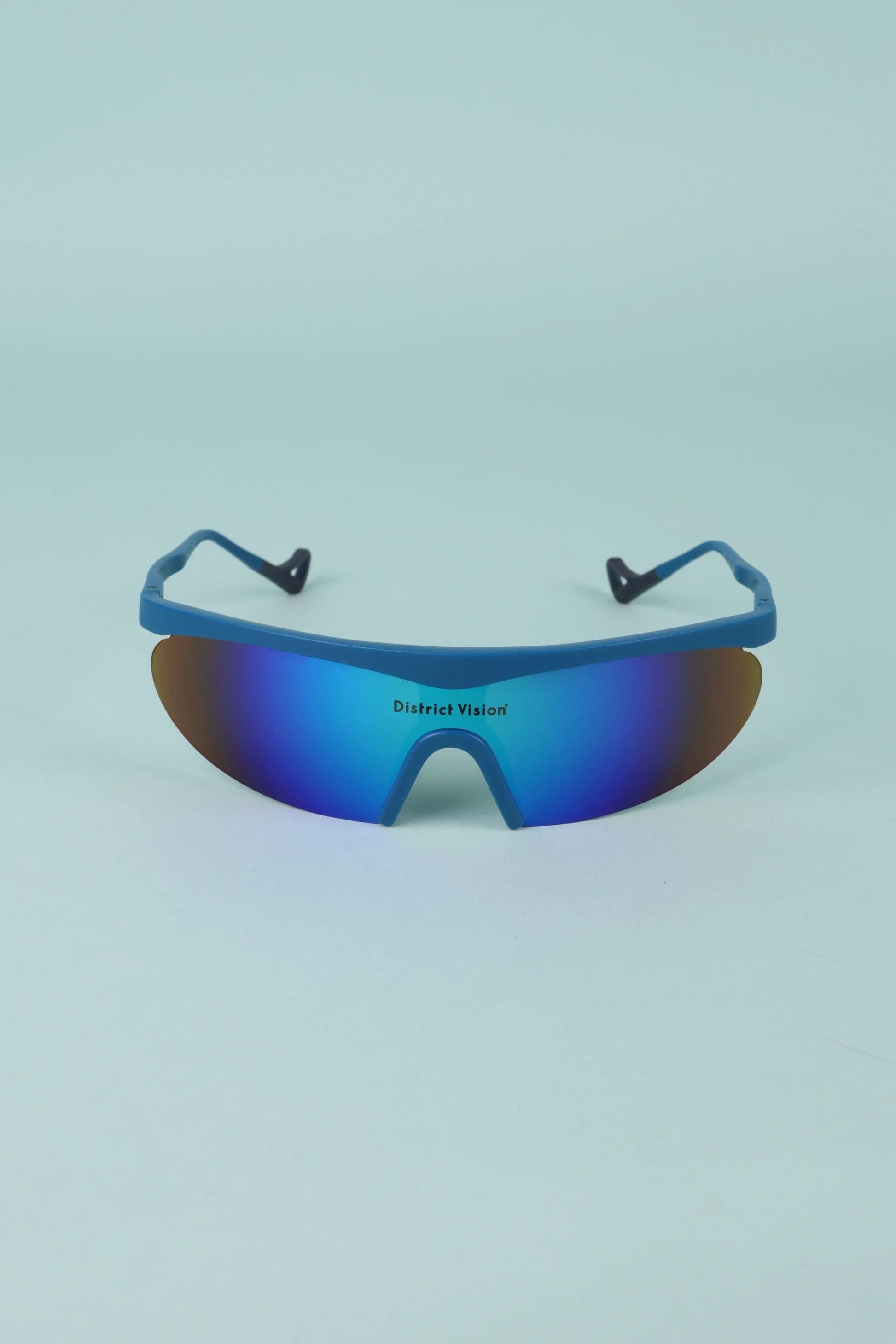 District Vision Koharu Eclipse Sunglasses - Metallic Blue/D+ Aqua Mirror | Coffee Outdoors