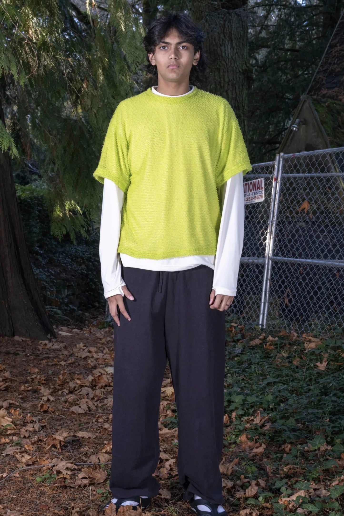 Gnuhr Shag Tee - Lime | Coffee Outdoors