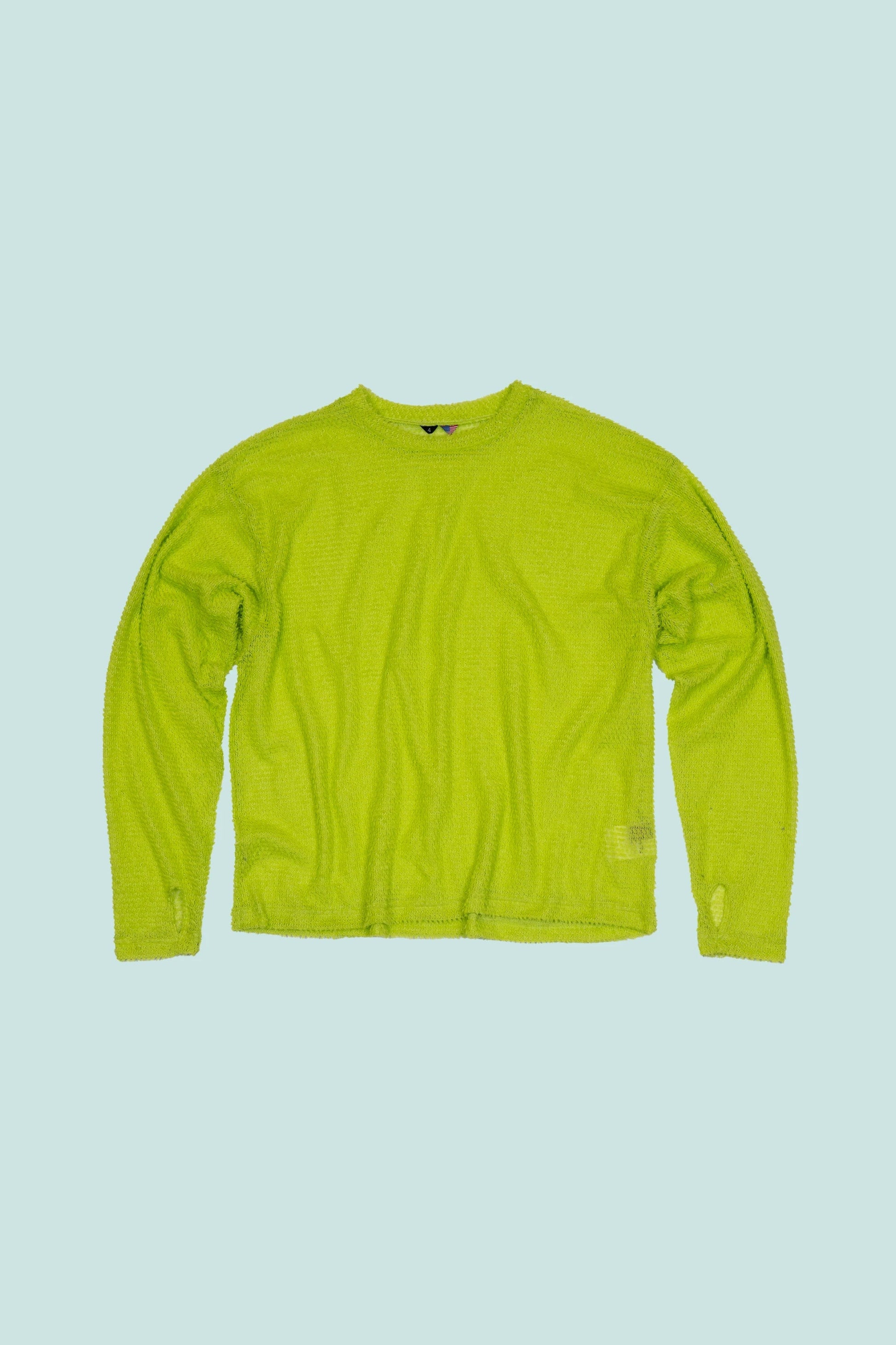 Gnuhr Shag Sweater - Lime | Coffee Outdoors