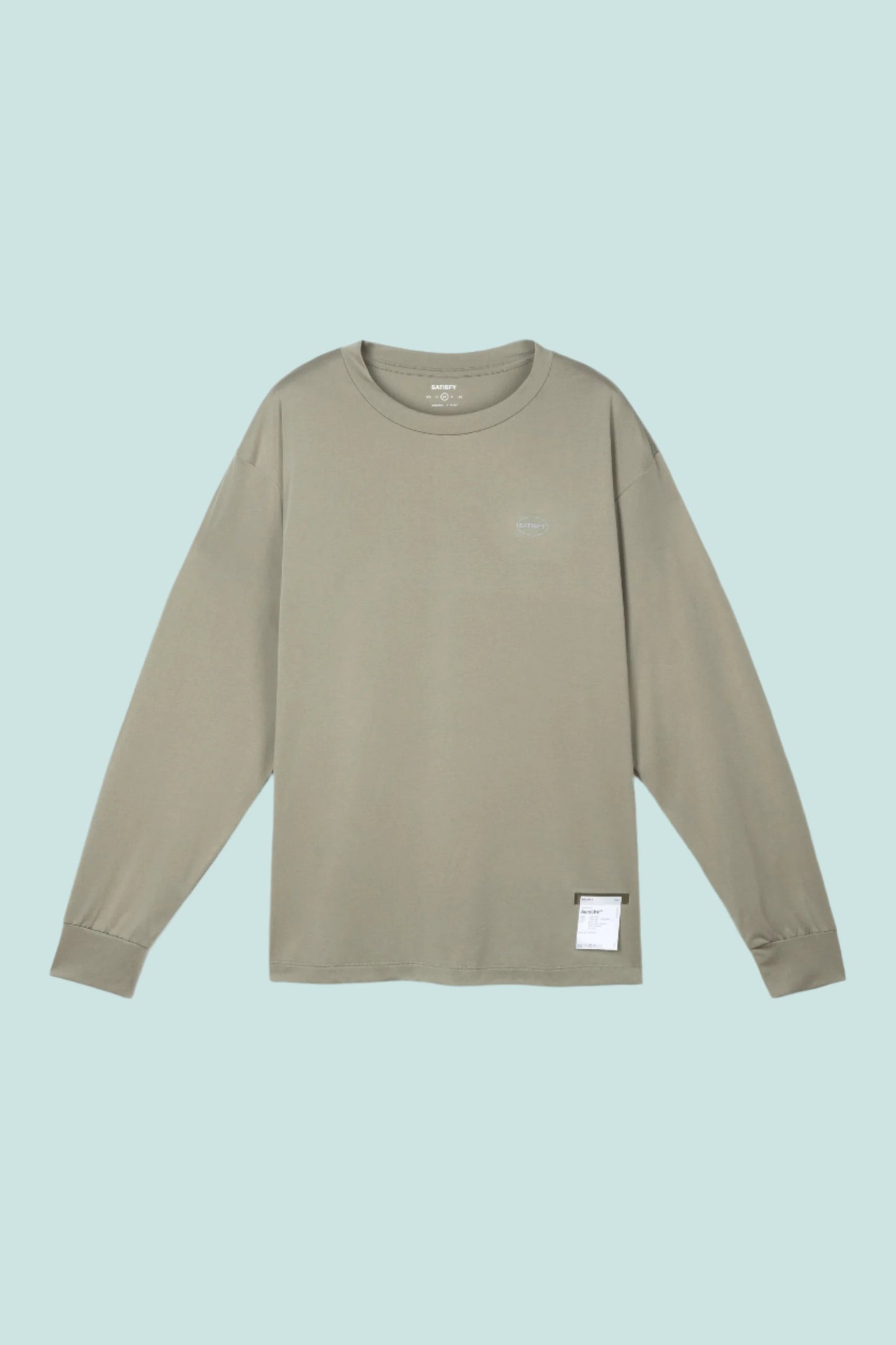 Satisfy AuraLite™ Long T-Shirt - Dried Sage | Coffee Outdoors