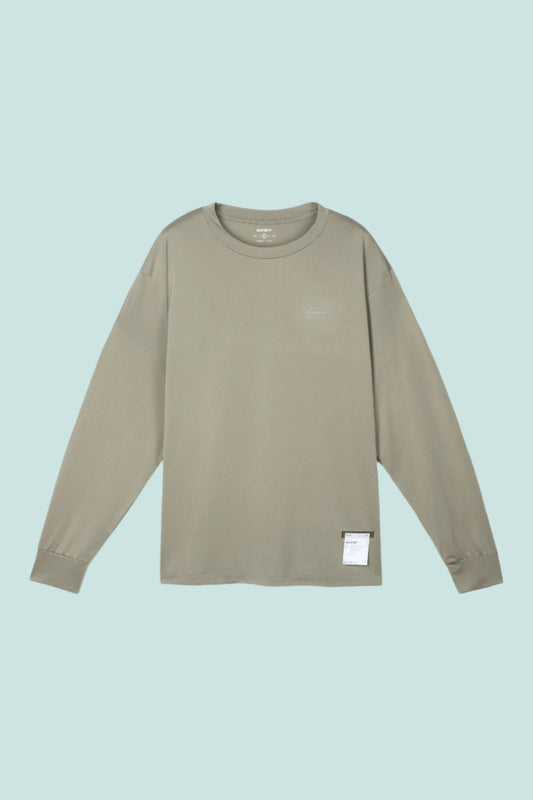 Satisfy AuraLite™ Long T-Shirt - Dried Sage | Coffee Outdoors