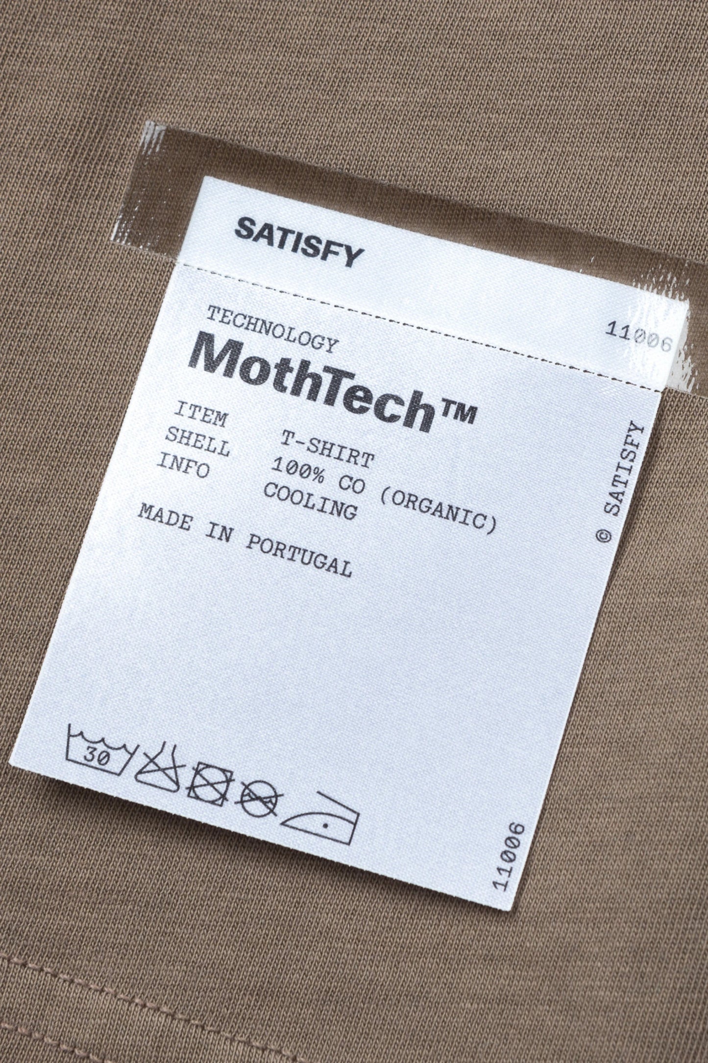 Satisfy MothTech™ T-Shirt - Aged Brown | Coffee Outdoors