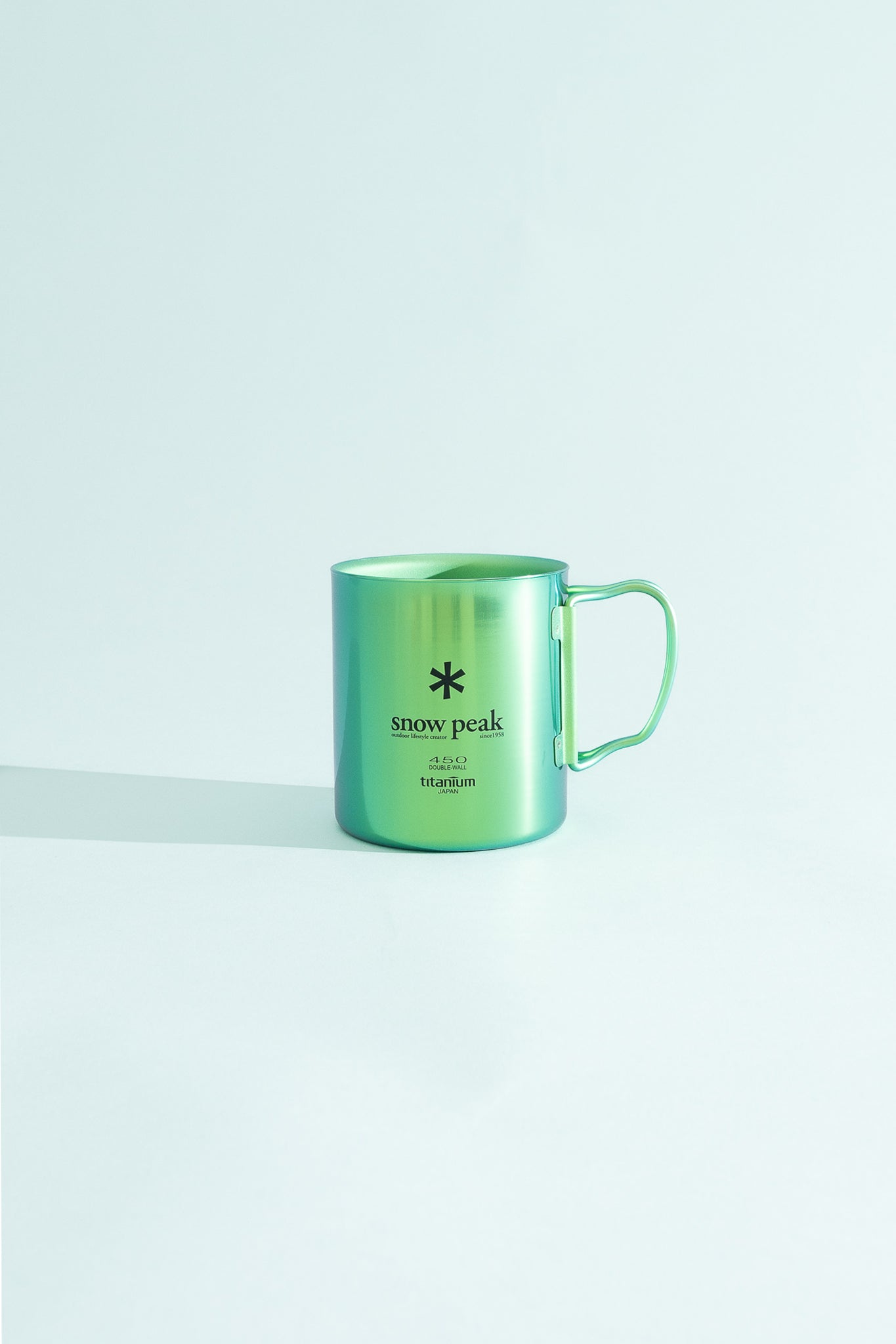 Titanium Double Wall Cup 450 - Green