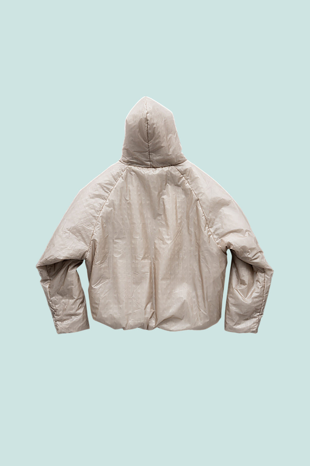 Heatwave Puffer Jacket v1.5 in Cement, flat lay back