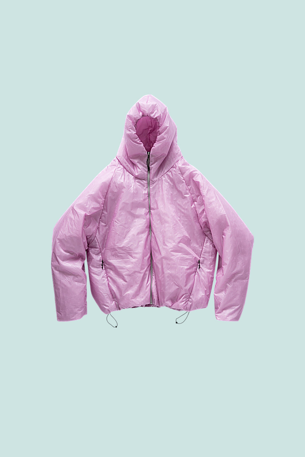 Heatwave Puffer Jacket v1.5 in Pink Lavender, flat lay front