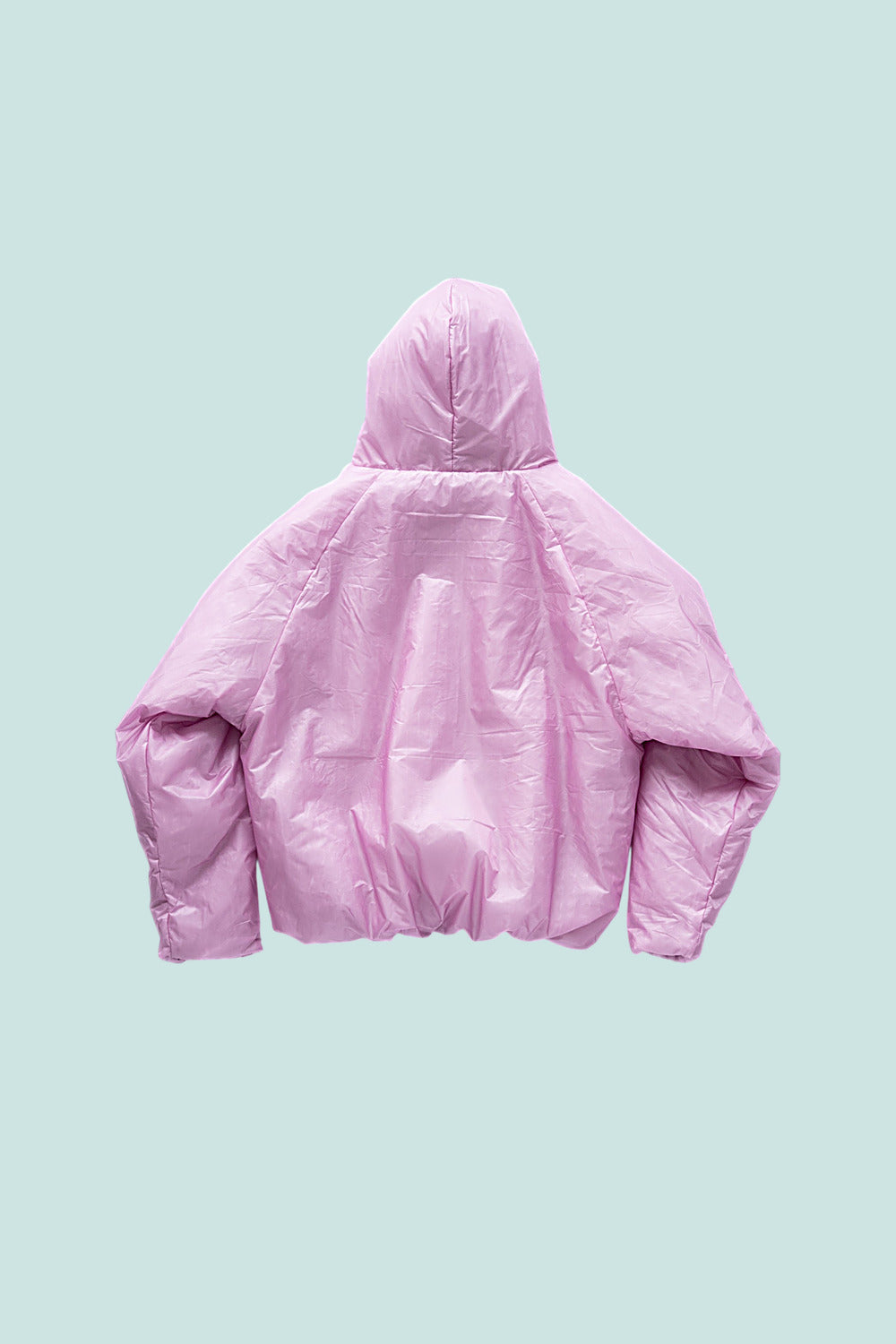 Heatwave Puffer Jacket v1.5 in Pink Lavender, flat lay back