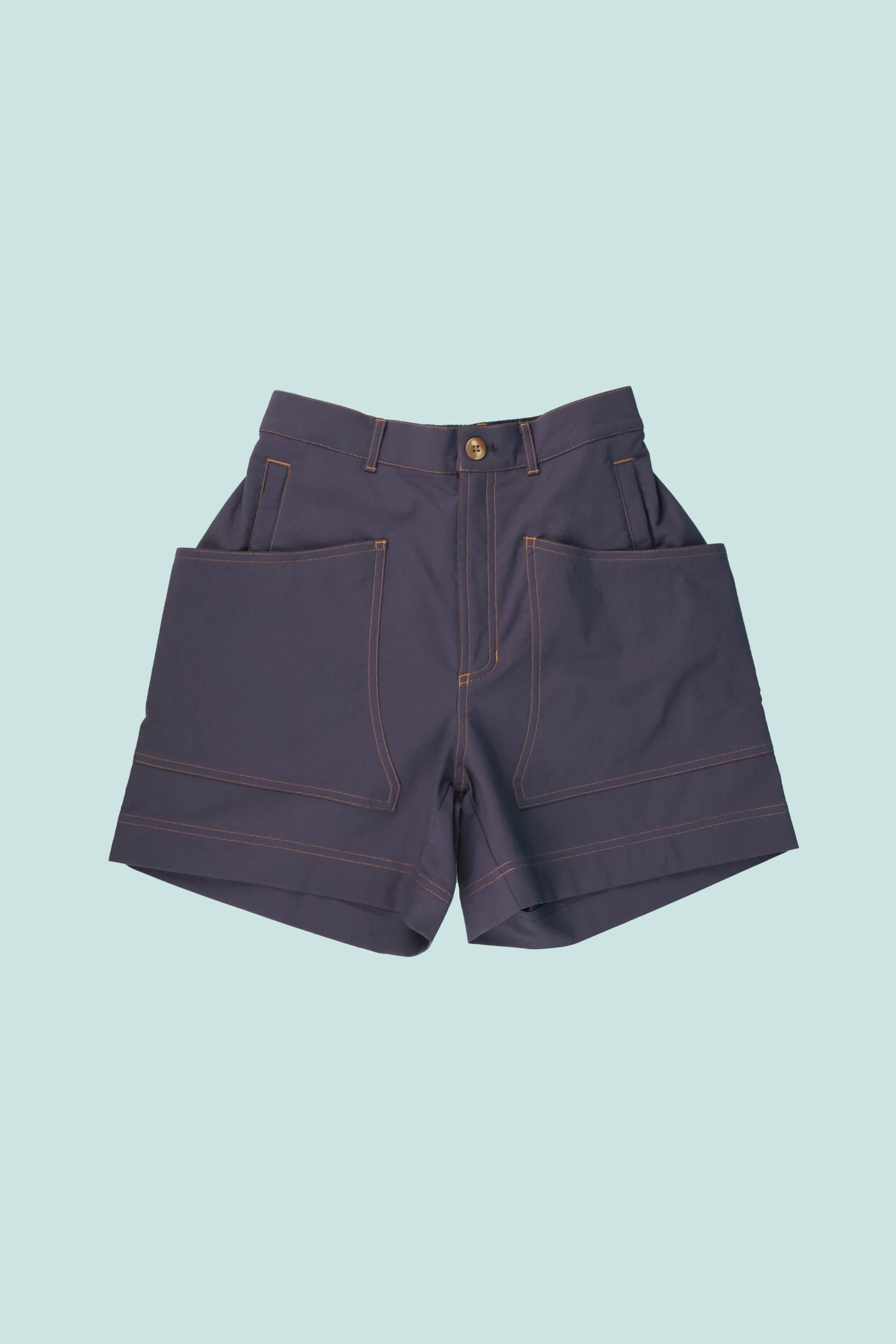 Hikerkind 8 Pocket Short 01 - Bathyal | Coffee Outdoors