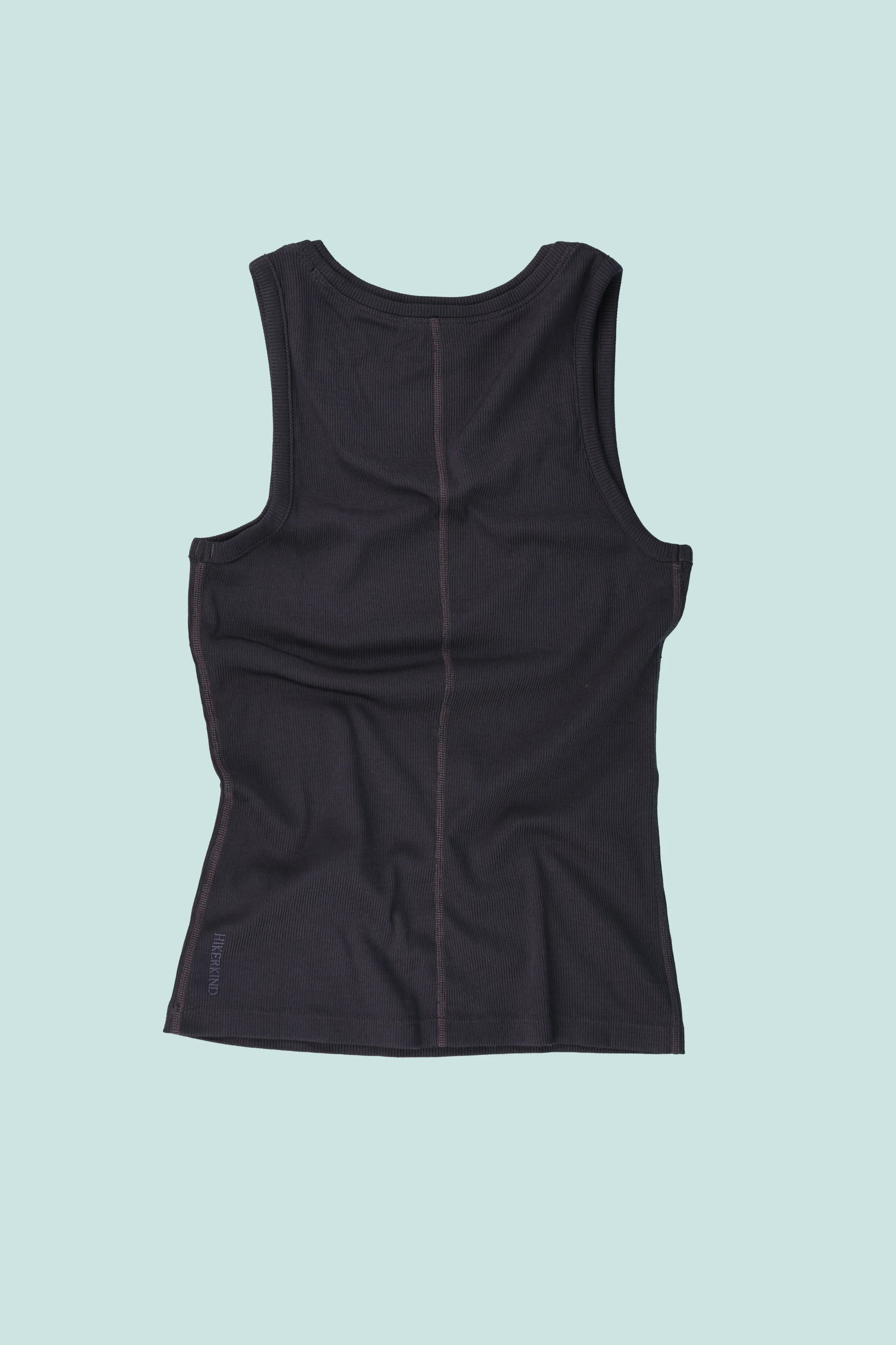 Hikerkind Ribbed Merino Tank 01 - Woad | Coffee Outdoors