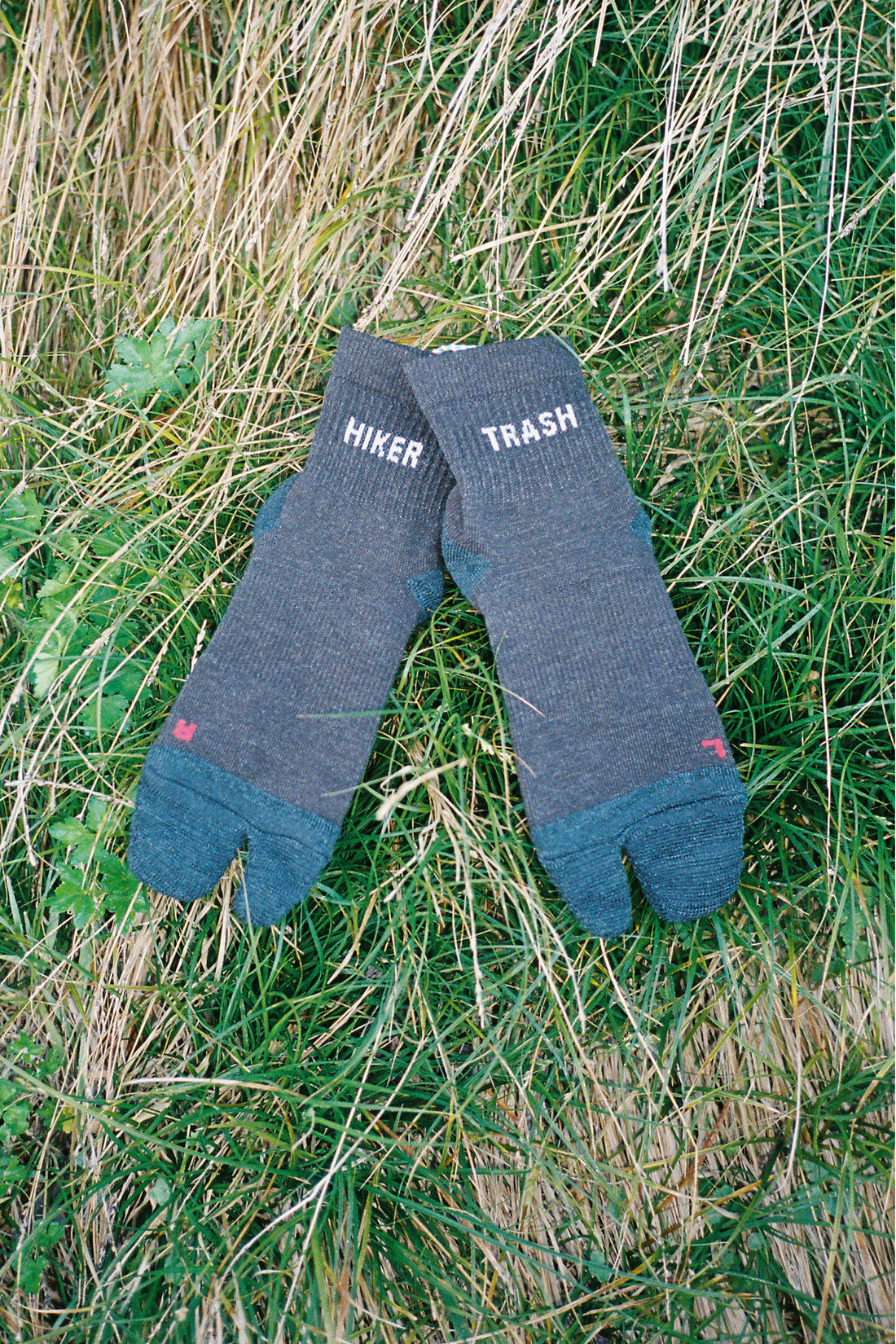 Zen Monk Tabi Socks - Dark Brown/Charcoal