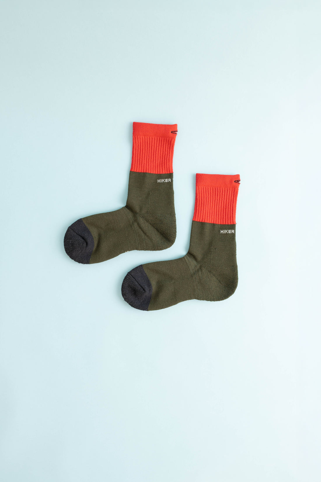 Zero Day Socks - Red/Olive/Charcoal