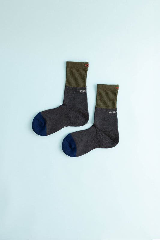 Zero Day Socks - Olive/Charcoal/Navy