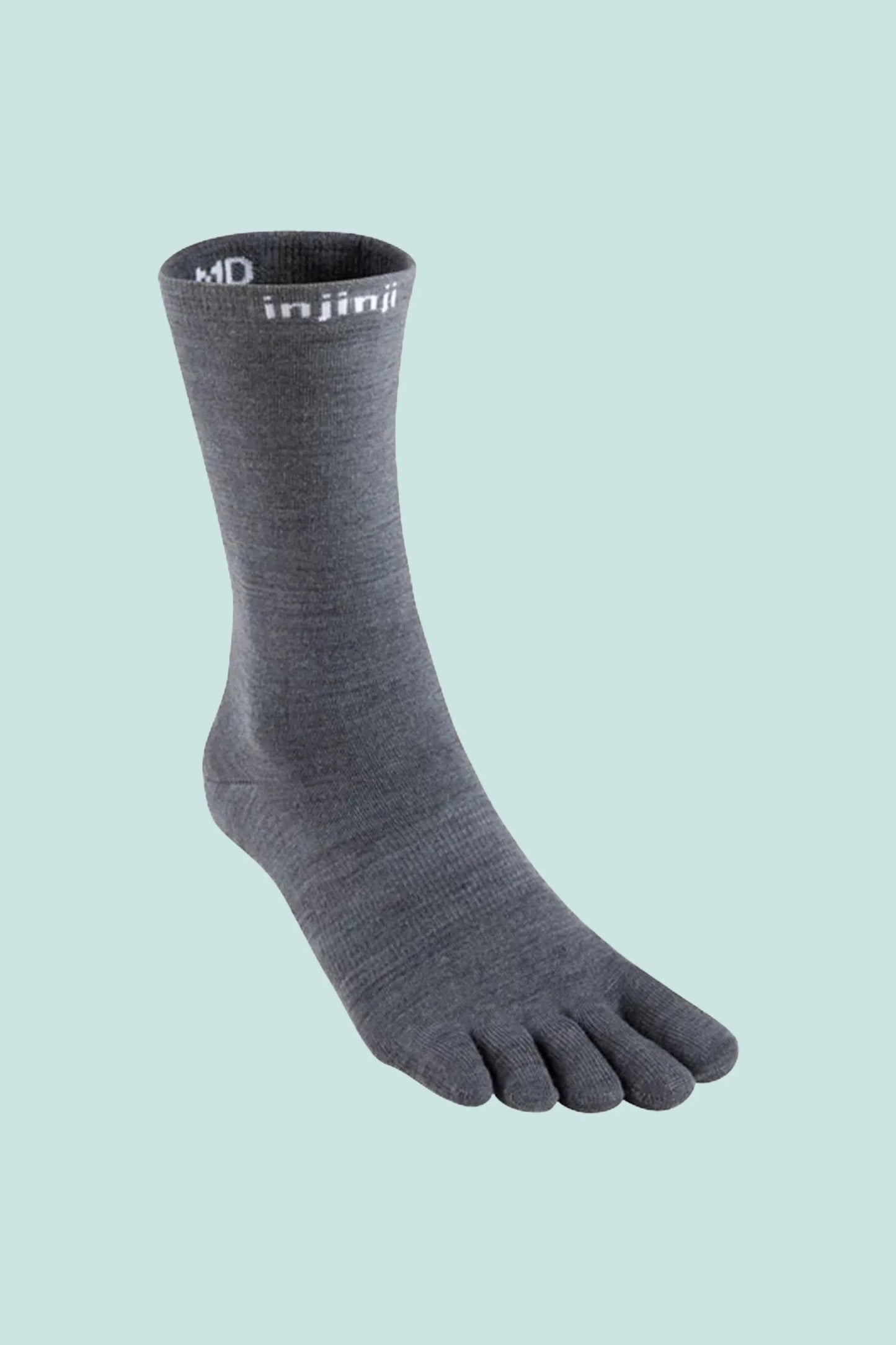 Injinji NuWool Liner Toe Socks - Slate