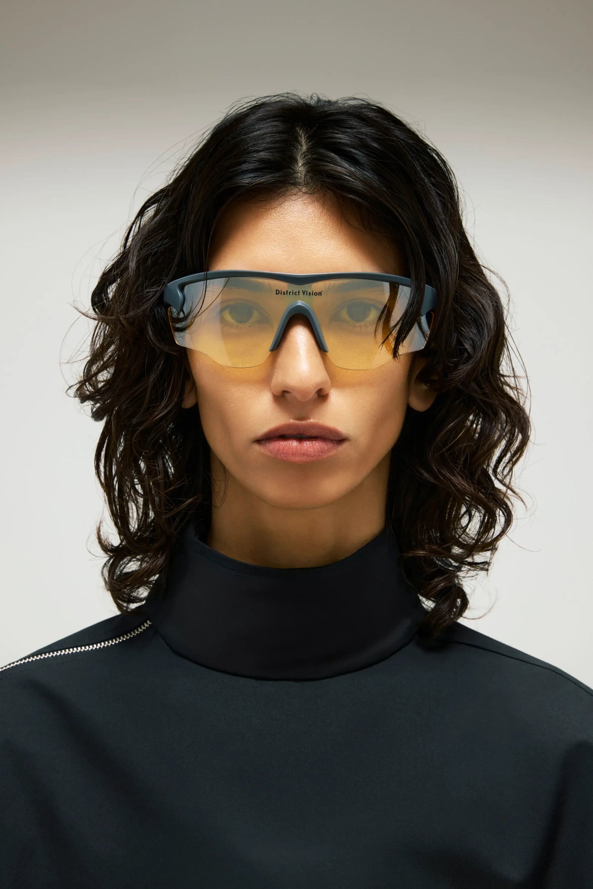 District Vision Junya Racer Sunglasses - Carbon/D+ Sports Yellow | Coffee Outdoors