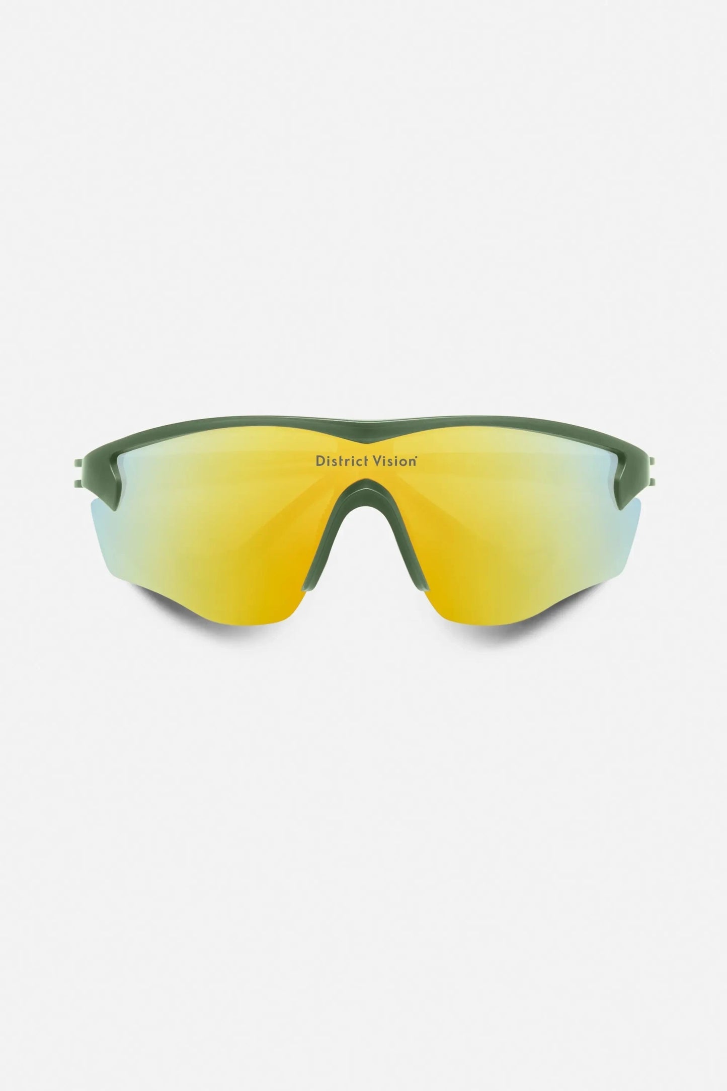 District Vision Junya Racer Sunglasses - Sage/D+ Fire Mirror | Coffee Outdoors