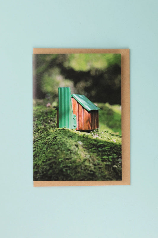 Kemi & Niko Mini Hut Greeting Card - Cone Hut | Coffee Outdoors