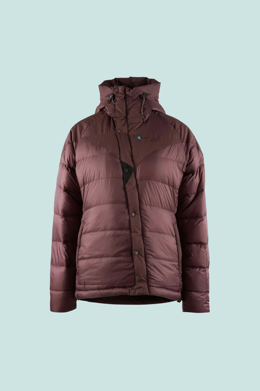 Klattermusen Womens Atle 3.0 Jacket - Amaranth Red | Coffee Outdoors