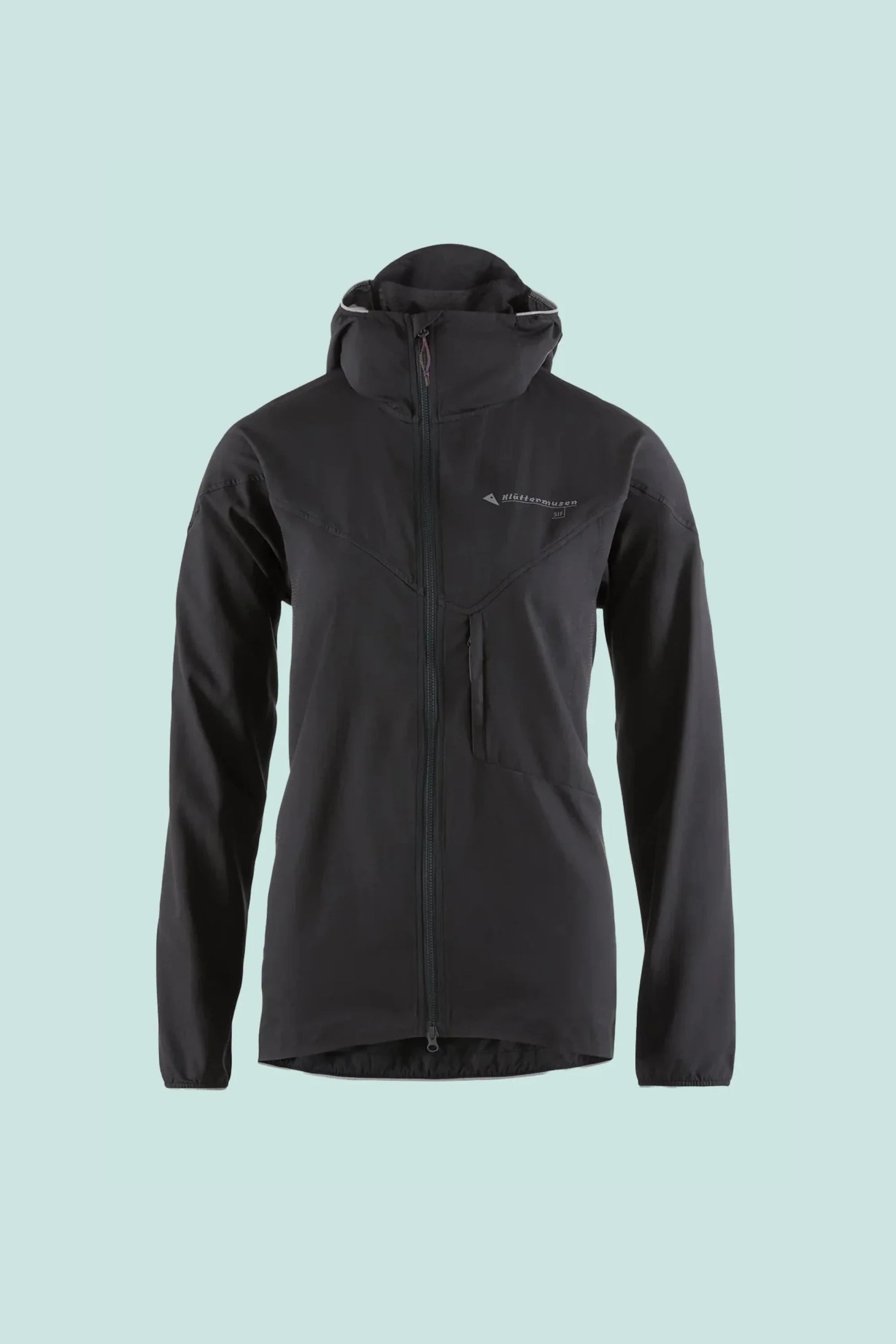 Klattermusen Mens Sif Zip Hood Jacket - Raven | Coffee Outdoors