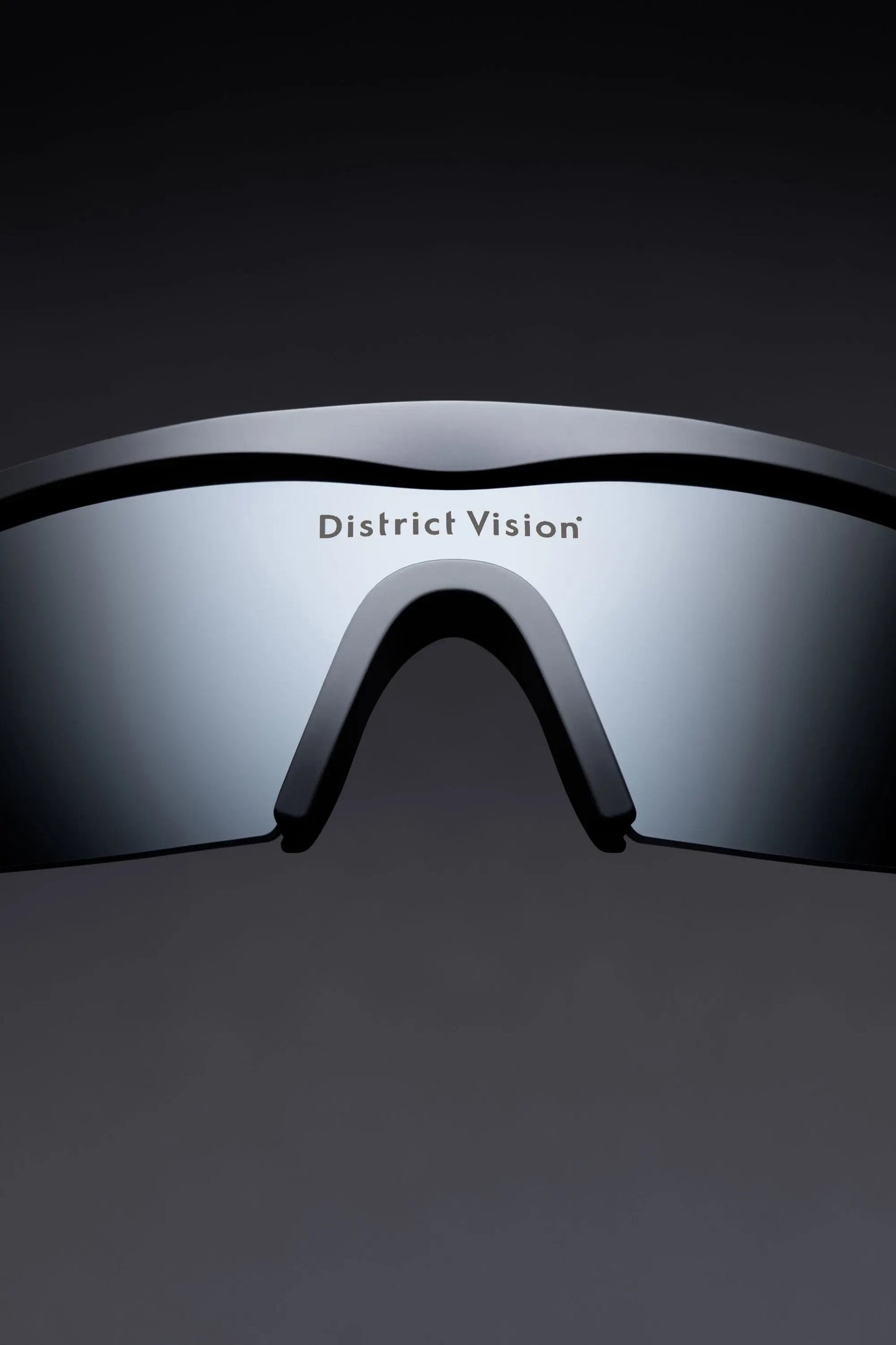 District Vision Koharu Eclipse Sunglasses - Black/D+ Onyx Mirror | Coffee Outdoors