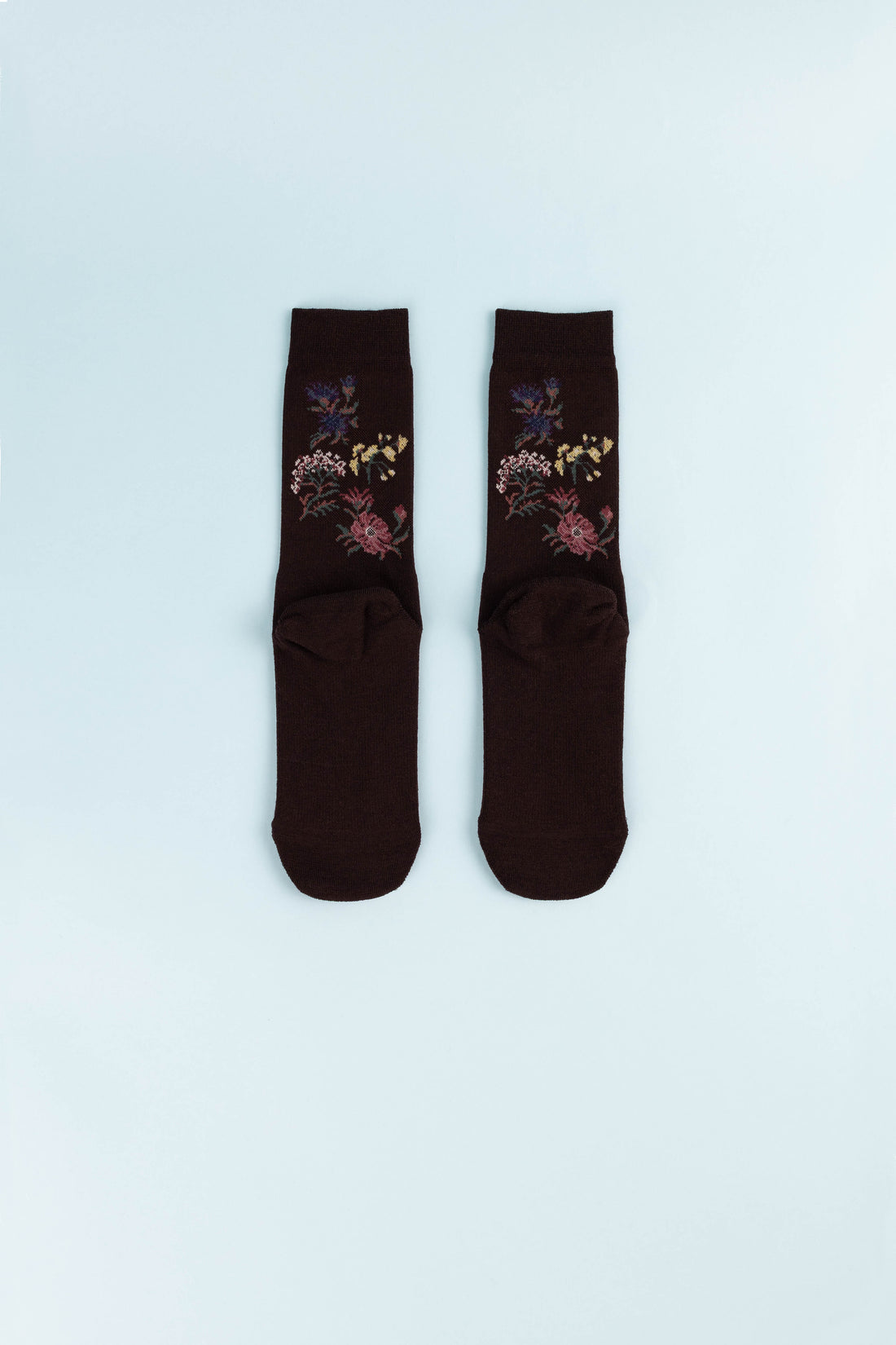 Flower Of The Mountain Hiking Socks - Burgundy