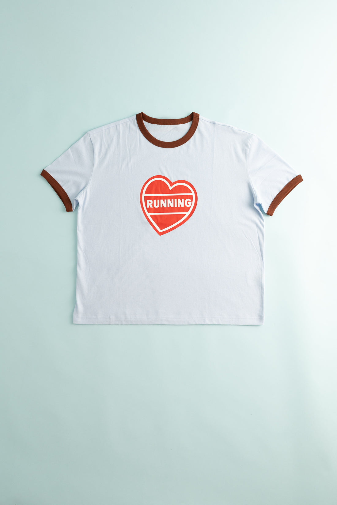 Alex Zono Ringer Tee in Blue Heart, view 3.