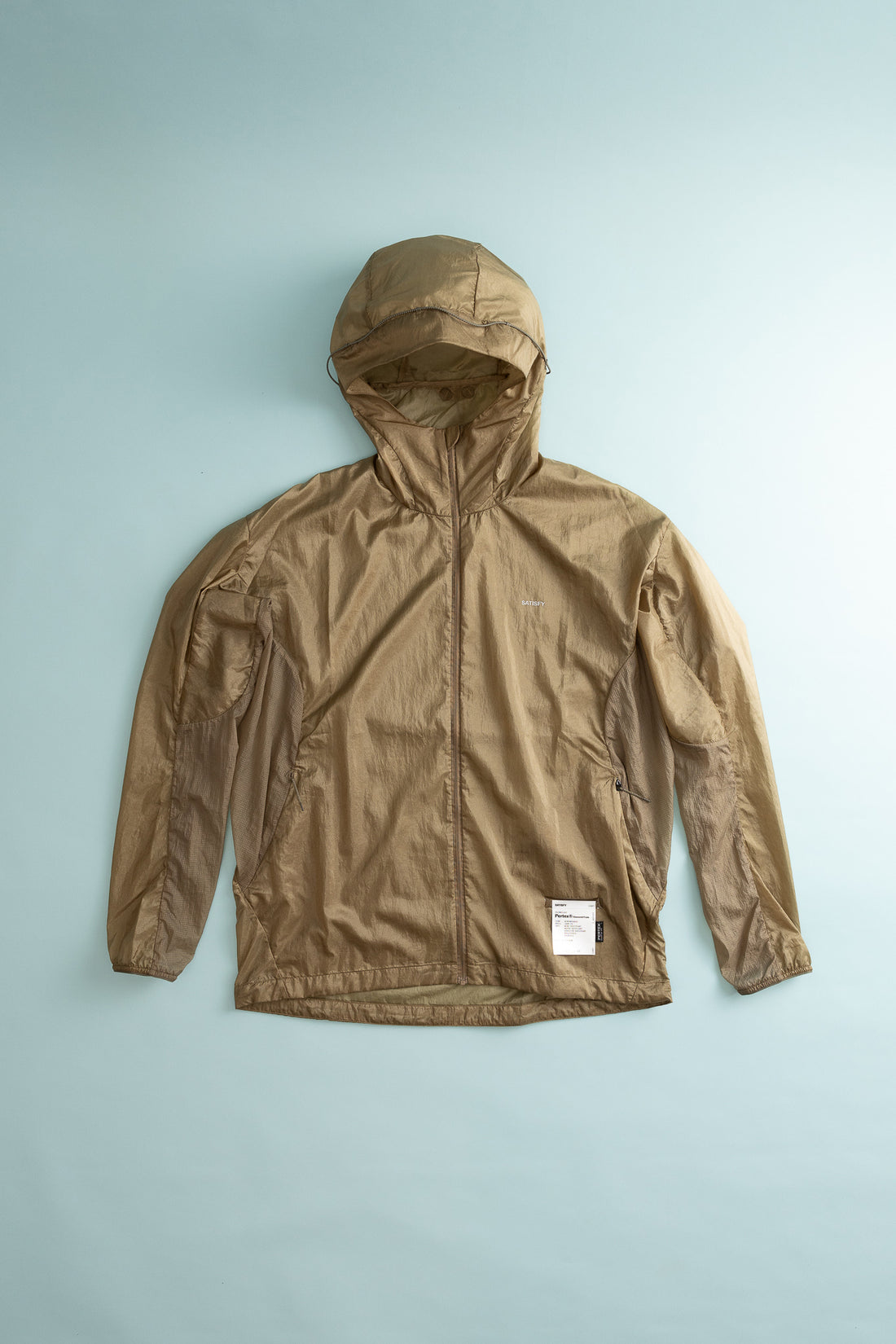 Satisfy Pertex® Diamond Fuse Windbreaker in Falcon, view 1.