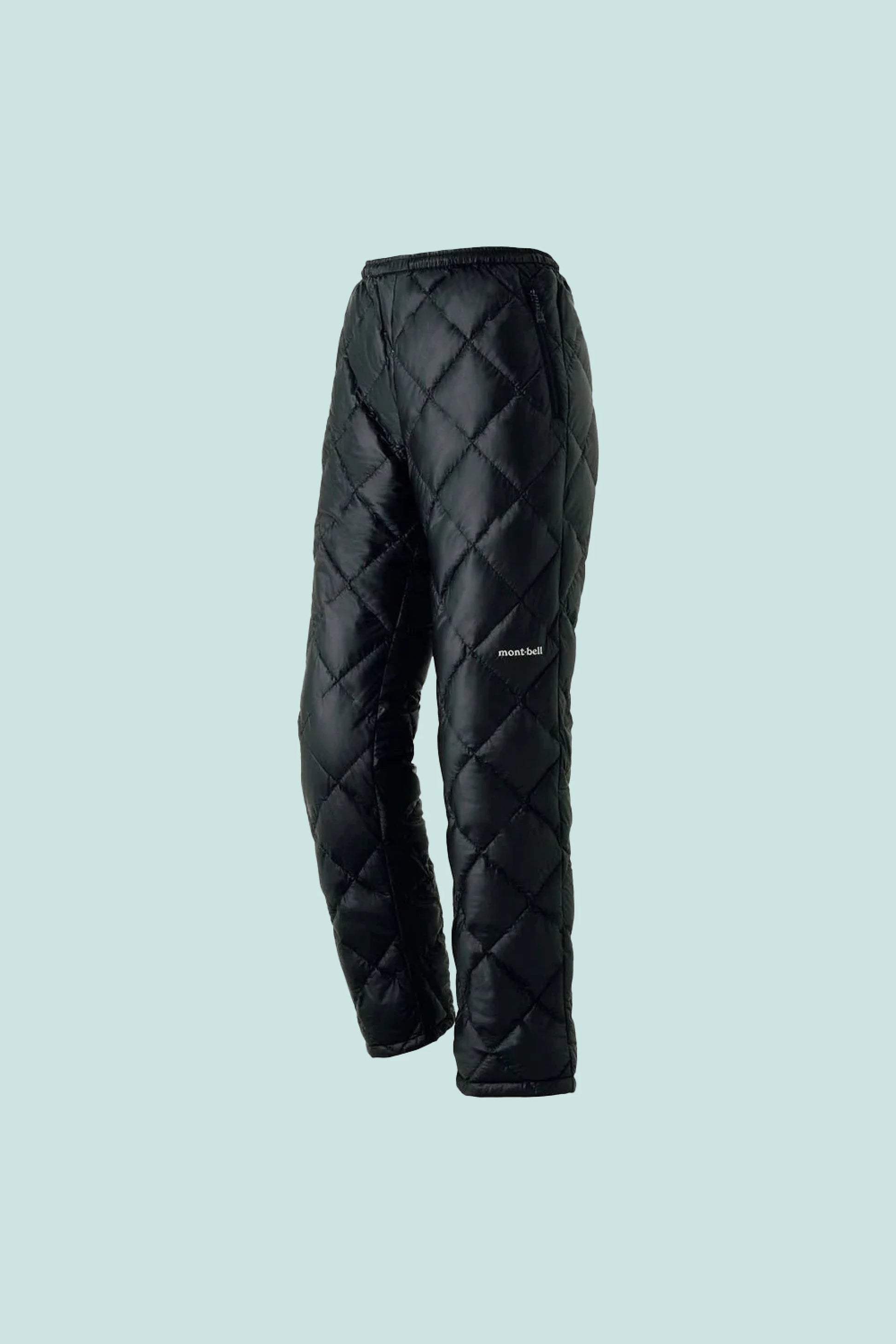 Montbell Womens Superior 800 Down Pants - Black | Coffee Outdoors