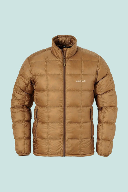 Montbell Mens Superior 800 Down Jacket - Brown | Coffee Outdoors