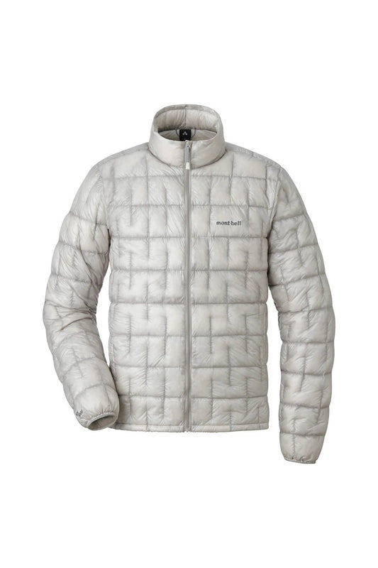 Montbell Mens Plasma 1000 Down Jacket - Light Silver | Coffee Outdoors