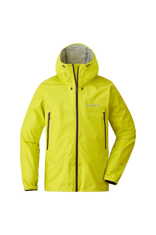 Montbell Mens Rain Dancer Jacket - Flash Yellow | Coffee Outdoors