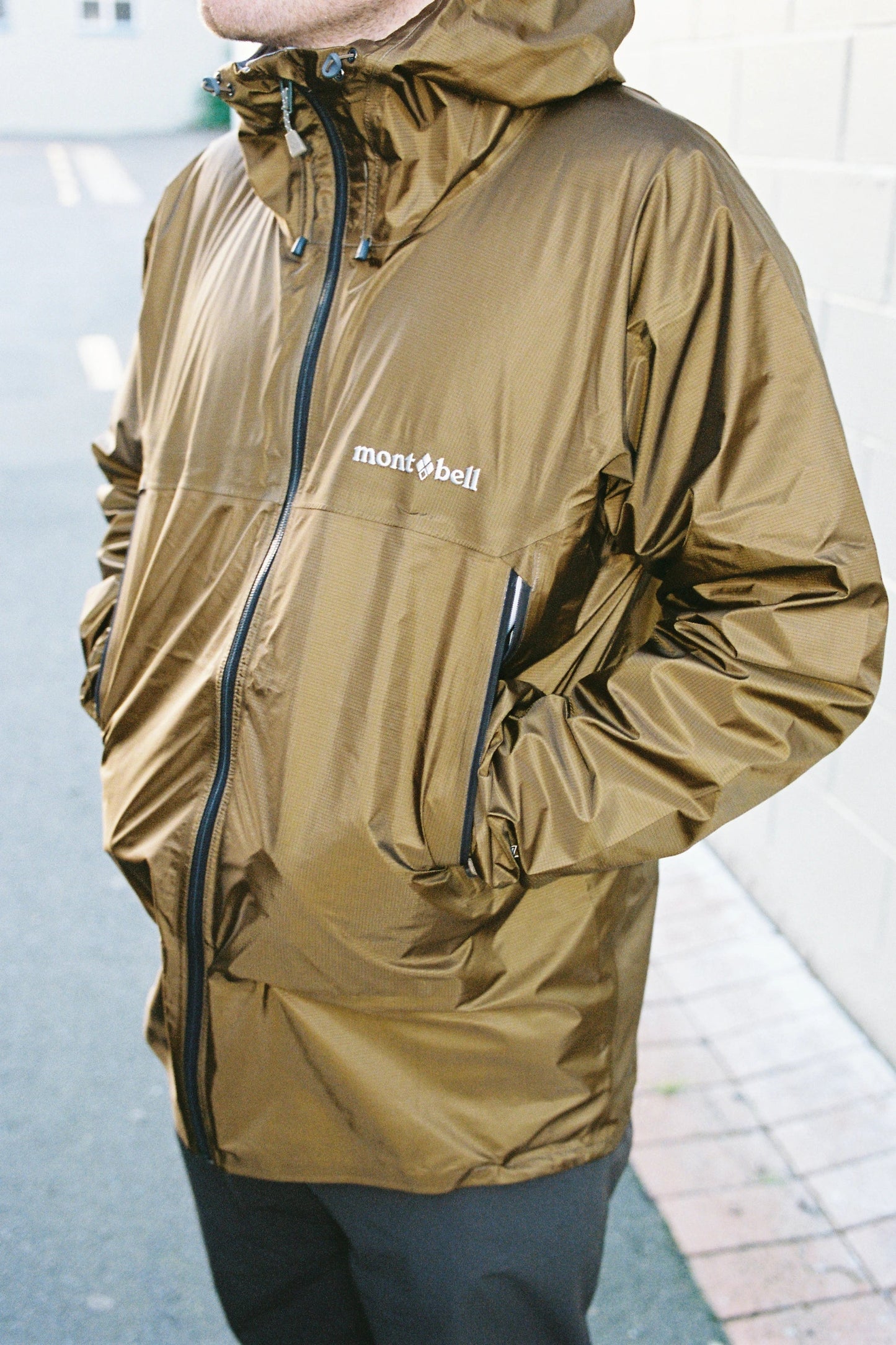 Montbell Mens Storm Cruiser Jacket Brown Khaki Wellington NZ