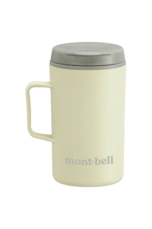 Montbell Thermo Mug 330 Montbell Logo - Ivory | Coffee Outdoors