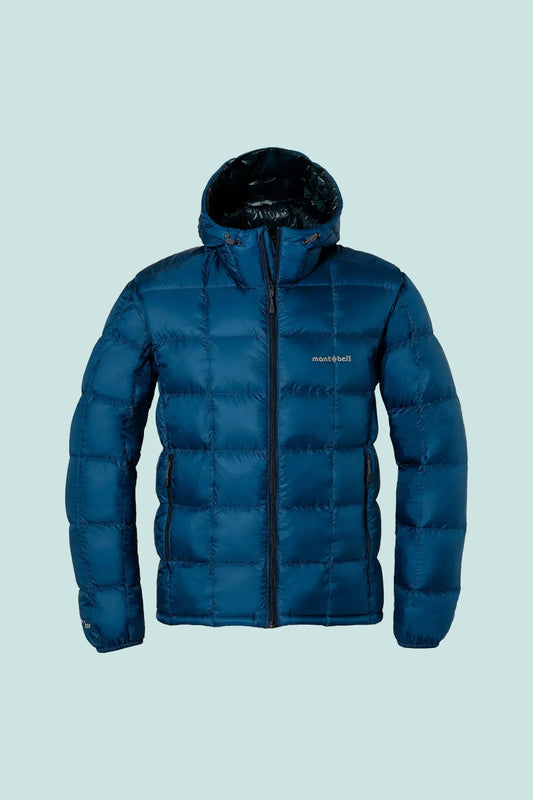 Montbell US Mens Superior 800 Down Parka - Blue Green