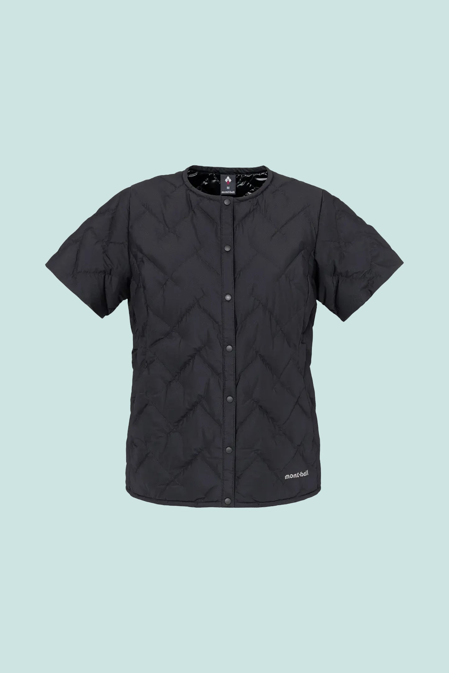 Montbell US Womens Superior 800 Down Round Neck Tee - Black