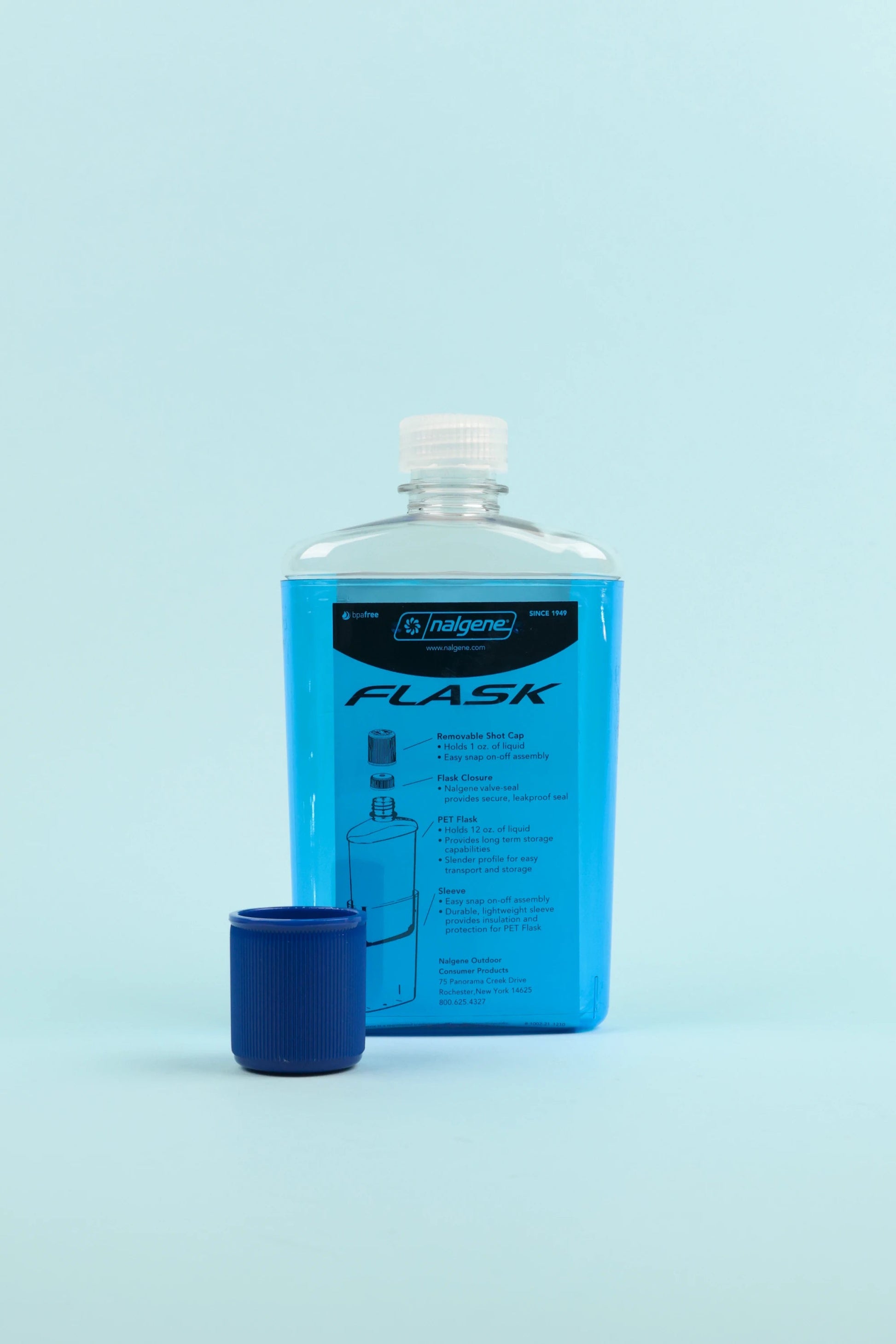 Nalgene Flask - Blue | Coffee Outdoors