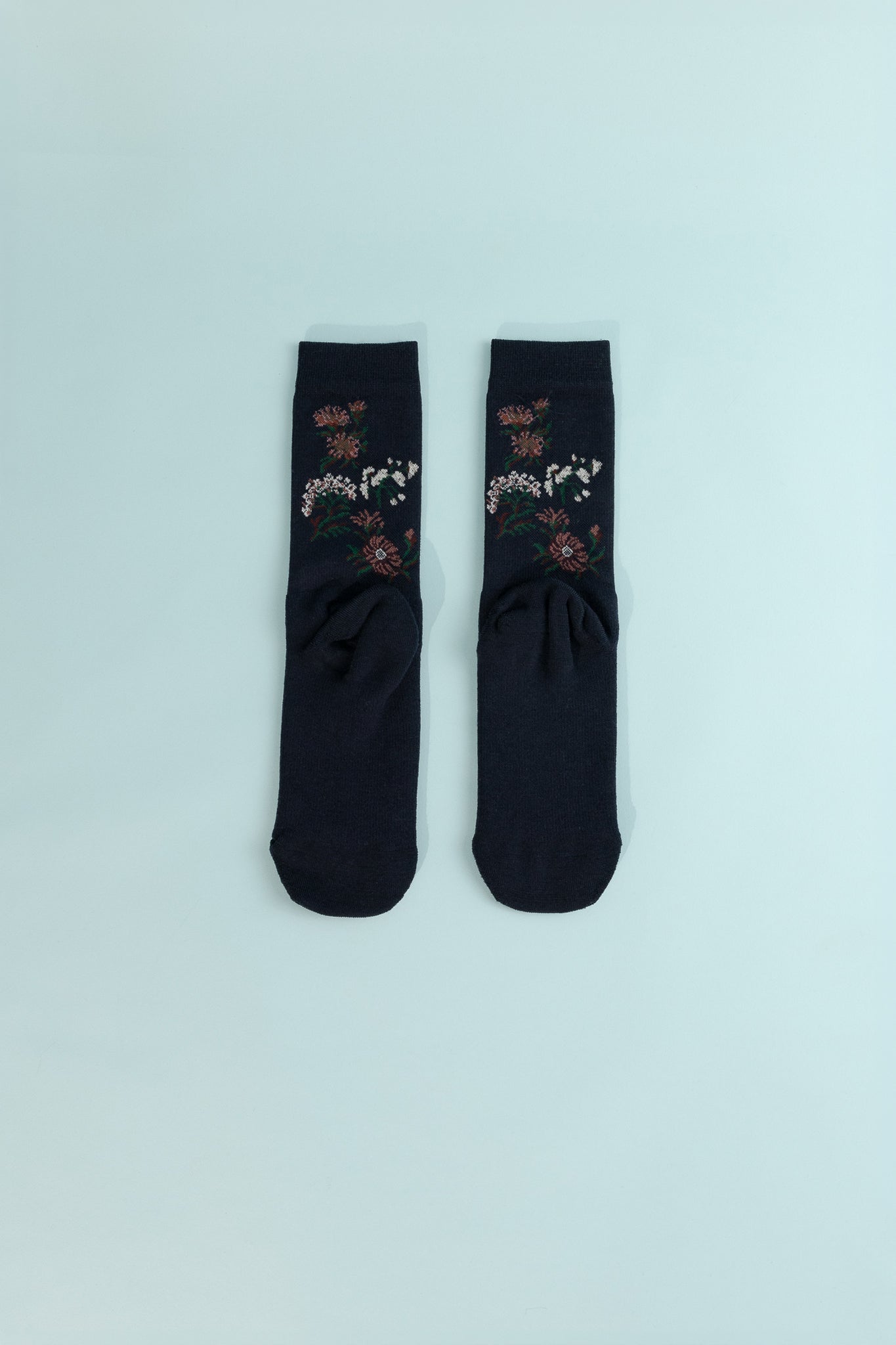 Flower Of The Mountain Hiking Socks - Navy