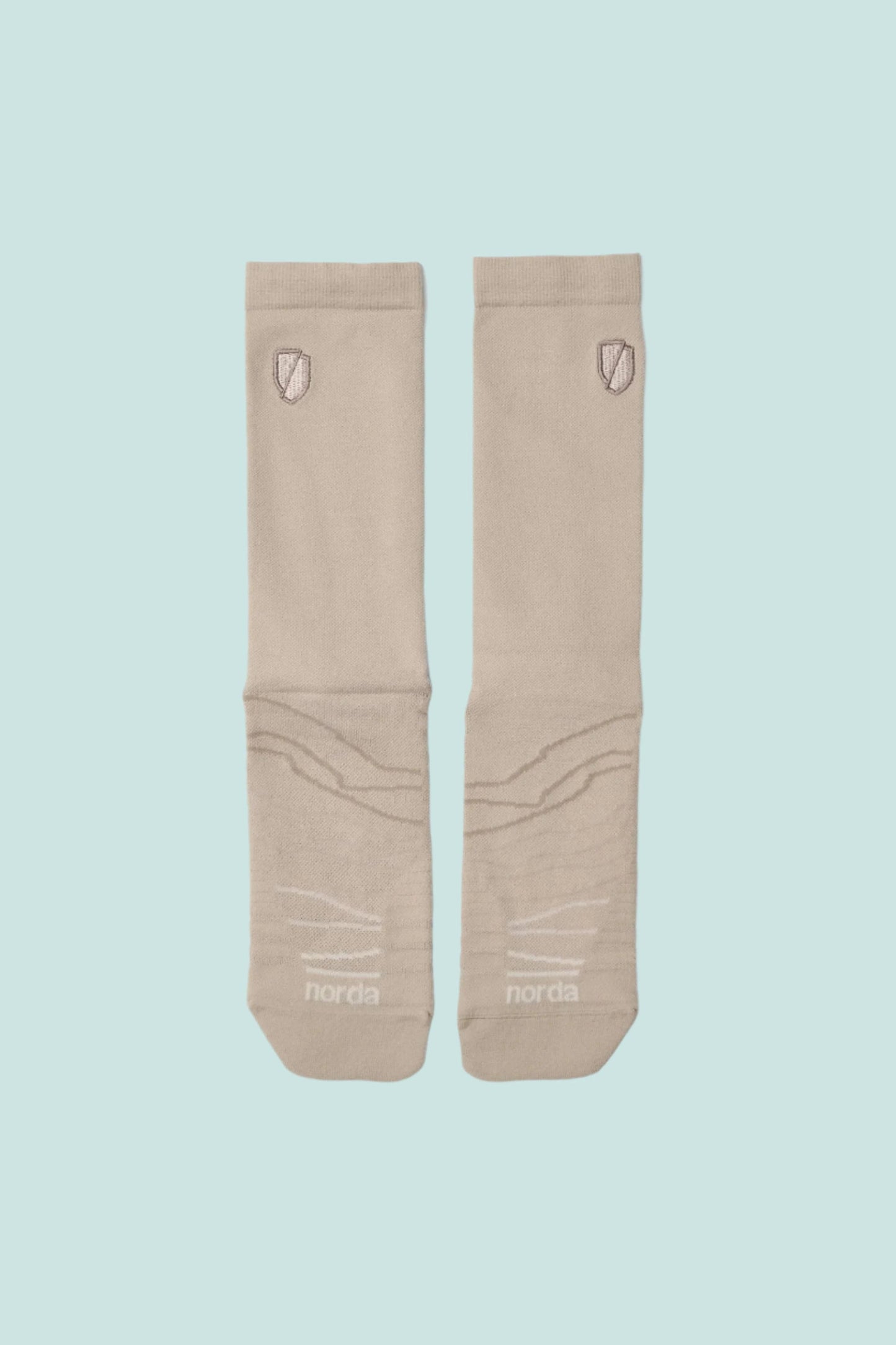 Norda Performance Sock - Cinder | Coffee Outdoors