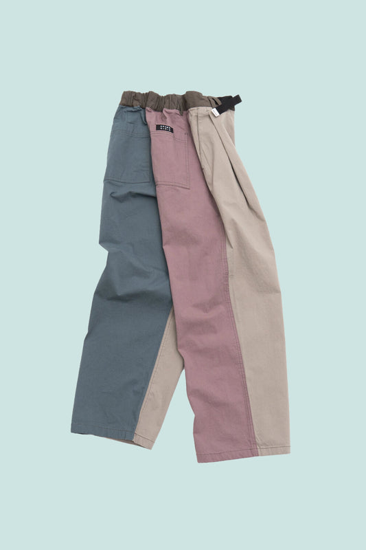 Orumm Wide Tuck Pants - Berry Mix | Coffee Outdoors