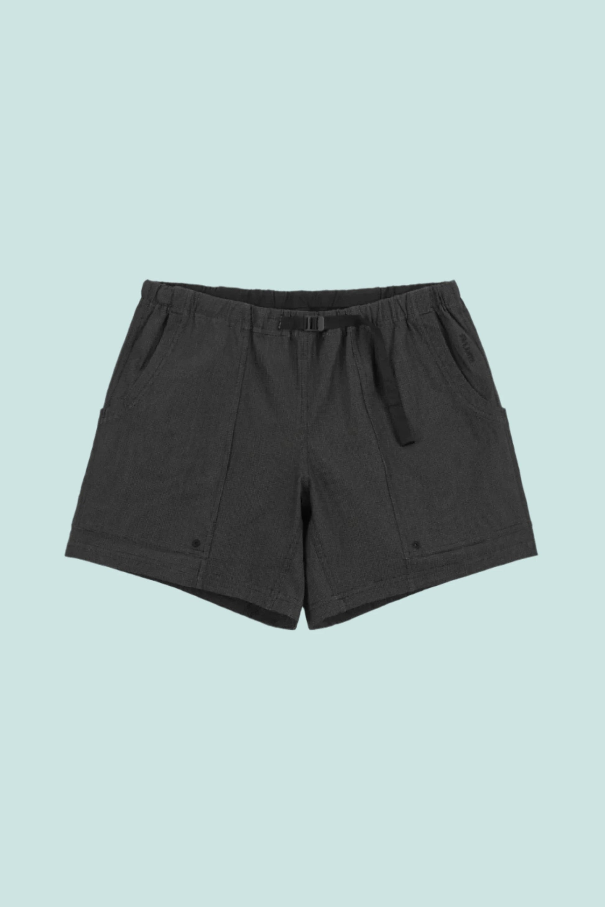 Pa'lante Hiking Shorts - Black Grid Mesh | Coffee Outdoors